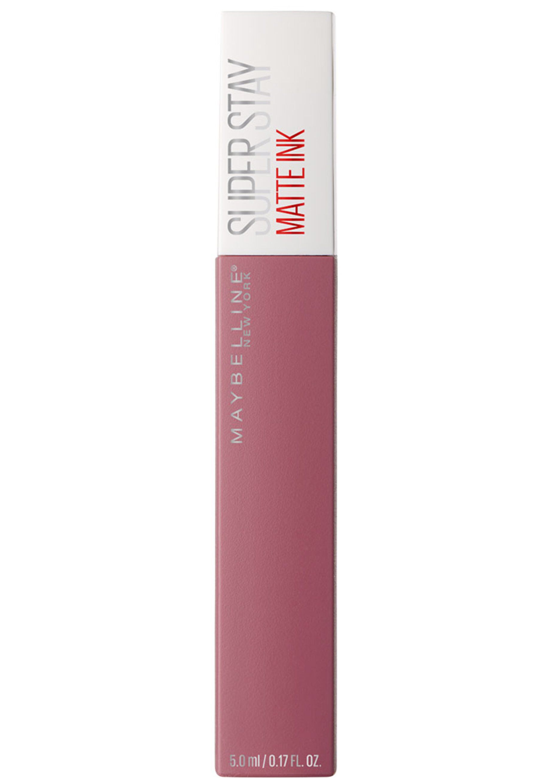 Maybelline New York Tinta Labbra SuperStay Matte Ink, Rossetto Matte Liquido a Lunga Tenuta, Lover (15), 5 ml._1