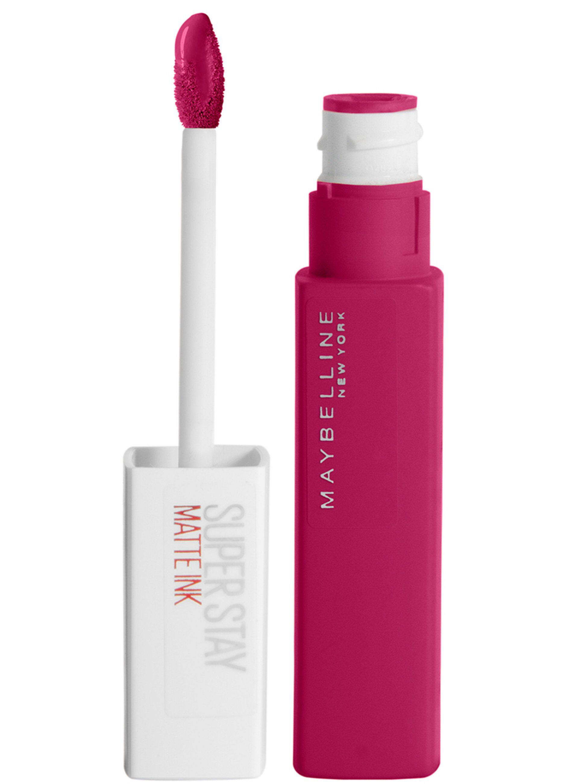 Maybelline New York Tinta Labbra SuperStay Matte Ink, Rossetto Matte Liquido a Lunga Tenuta, Artist (120), 5 ml._0
