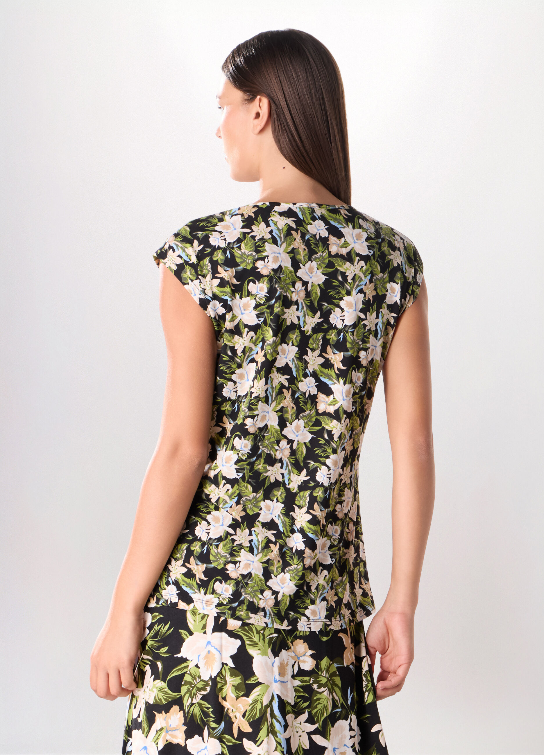 T-shirt con stampa donna_1