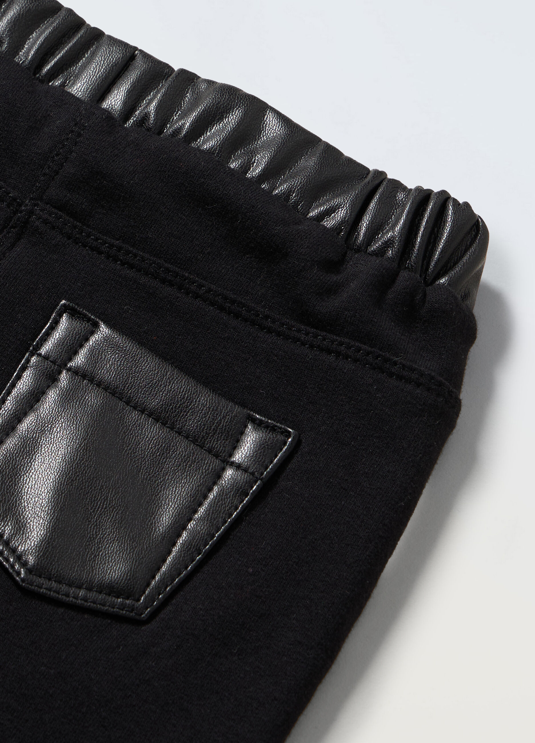 Leggings in eco pelle neonata_1