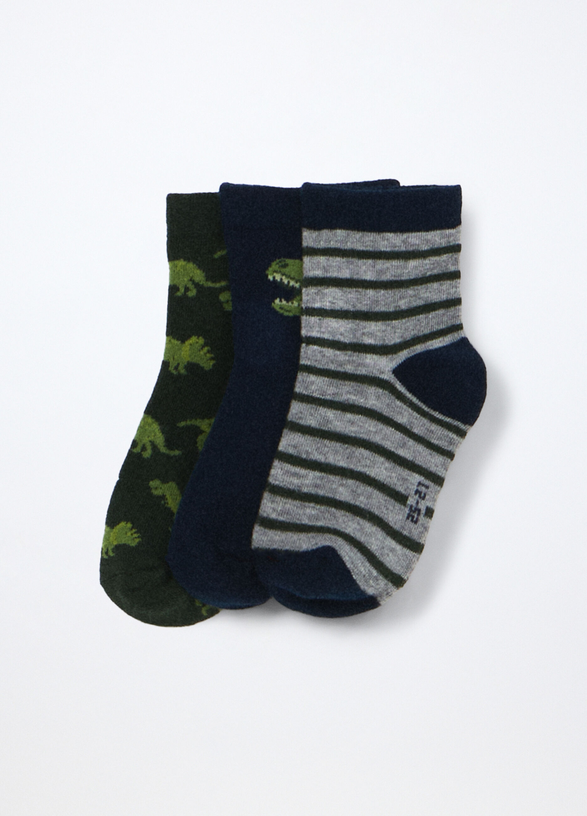 Pack 3 calze corte misto cotone bambino_0