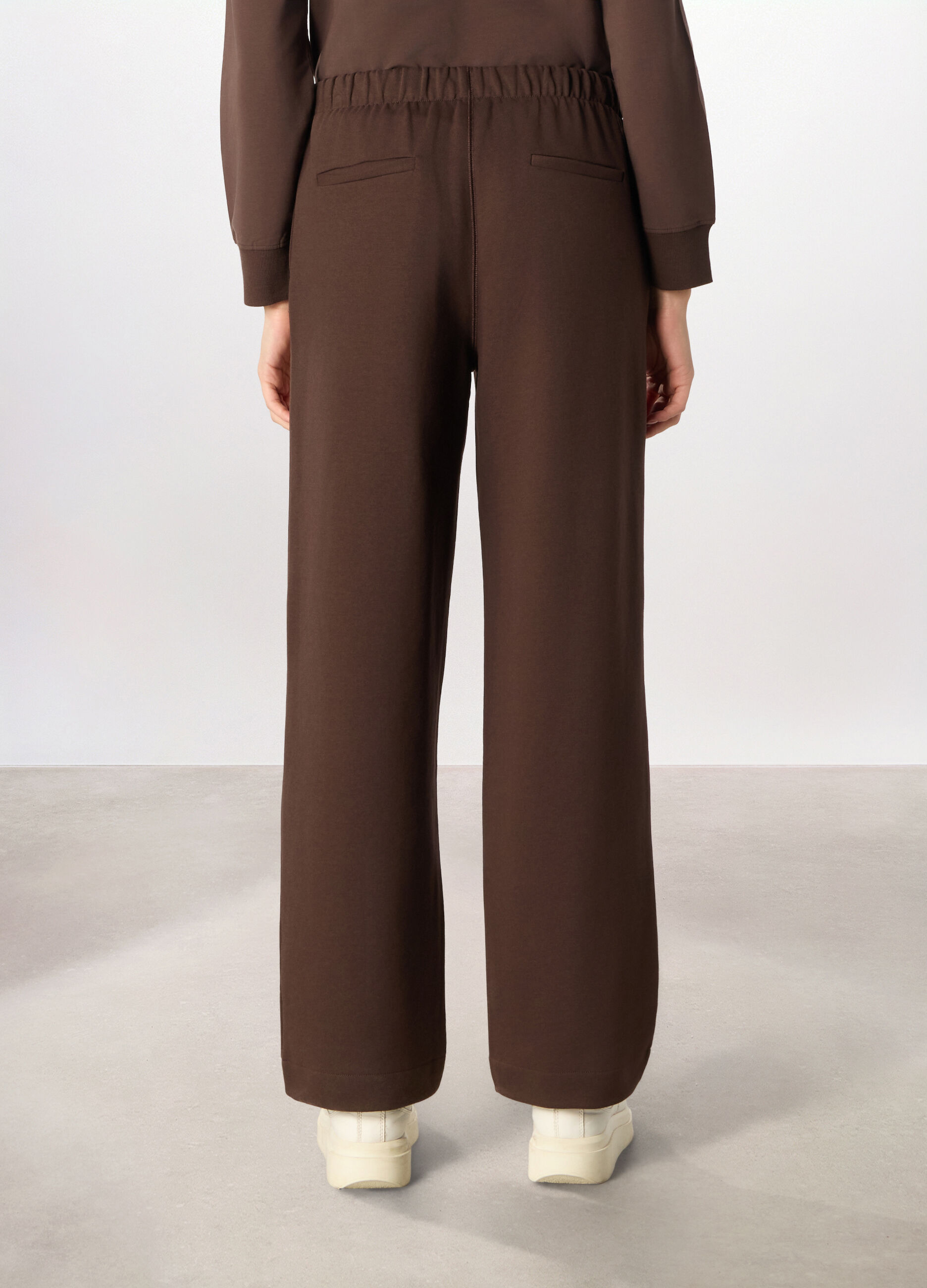 Jogger in misto cotone fleece Holistic fitness donna_1