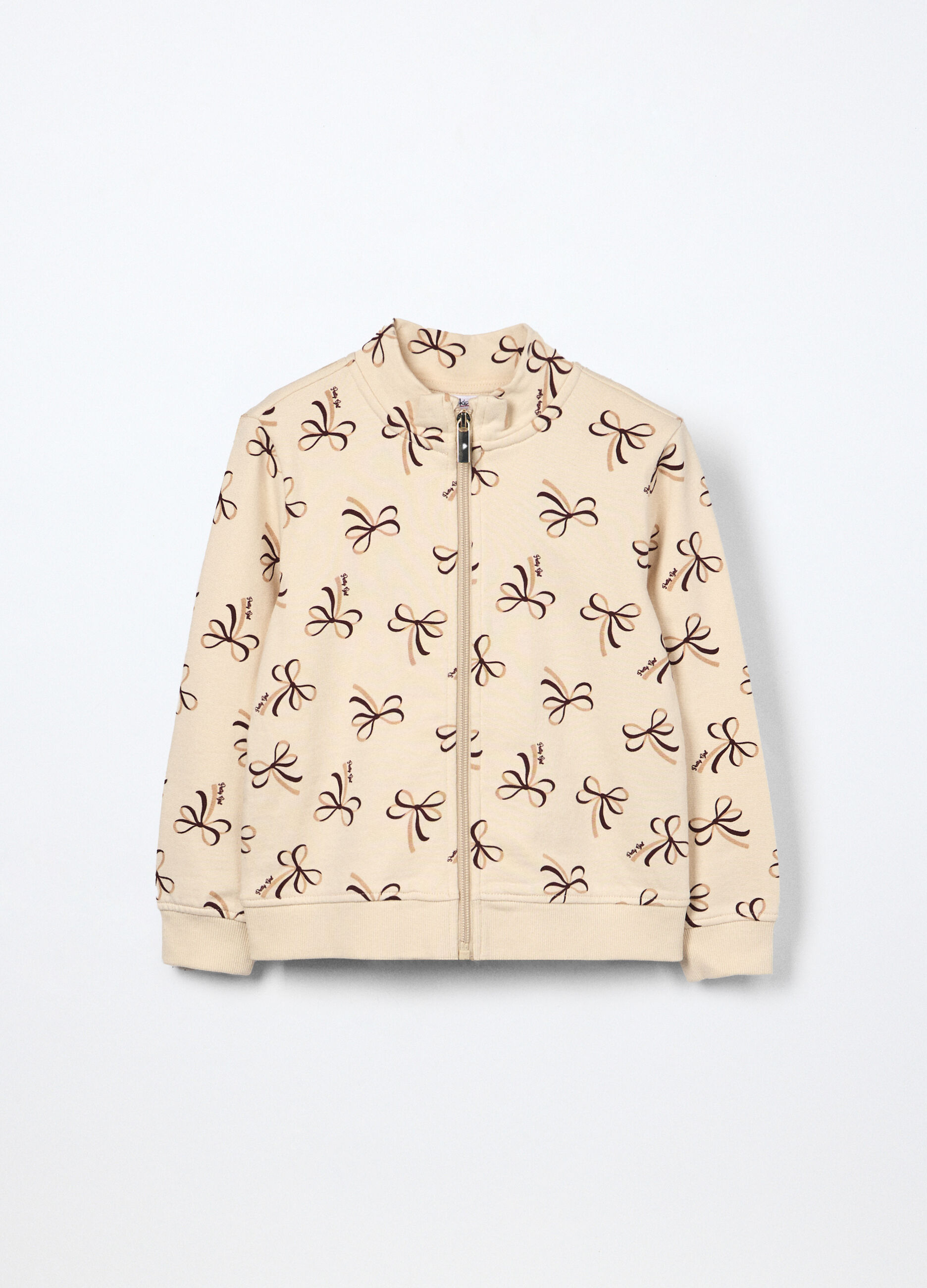 Felpa in cotone fleece bambina_0