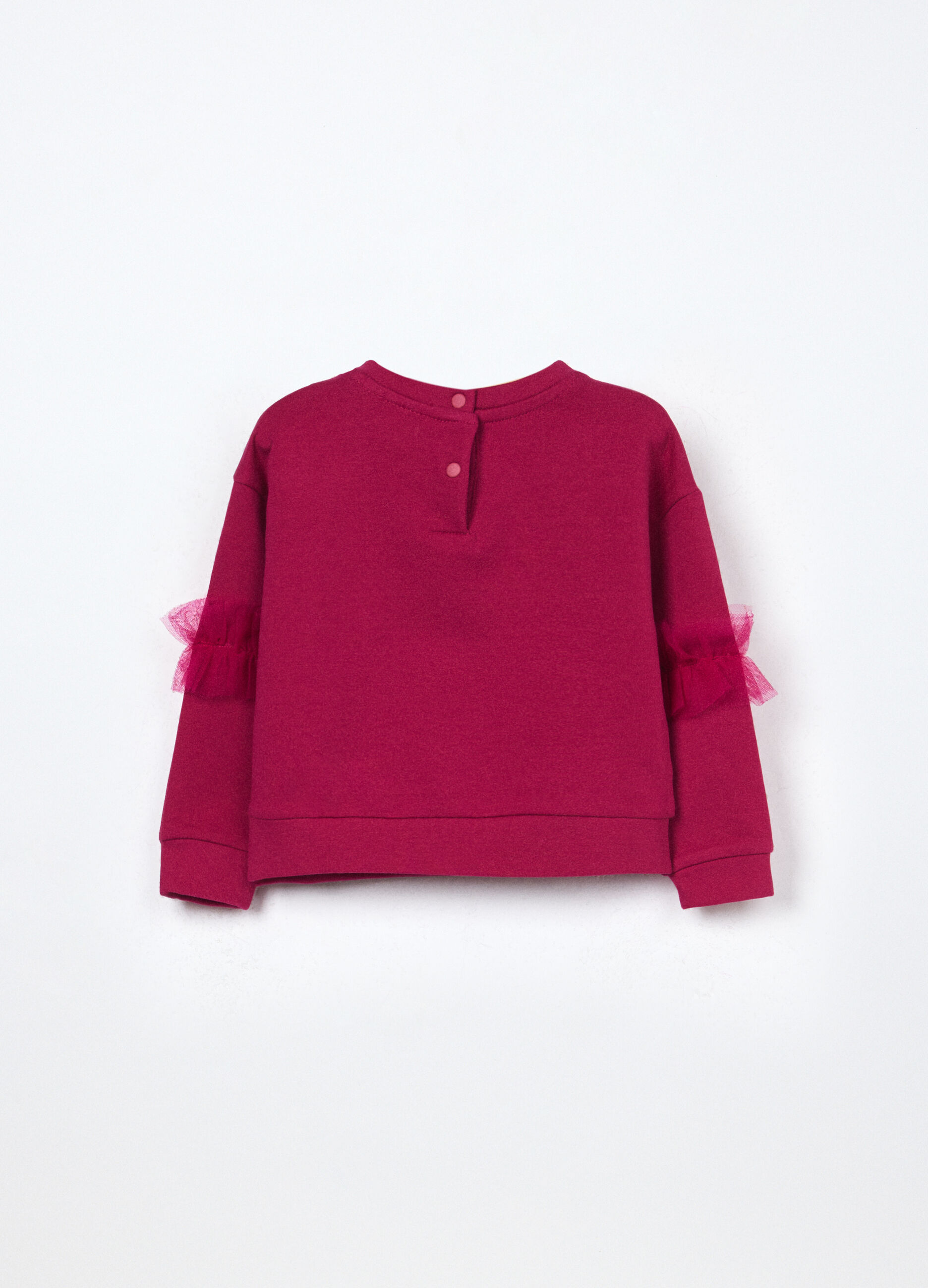 Felpa in french terry di cotone stretch neonata_1