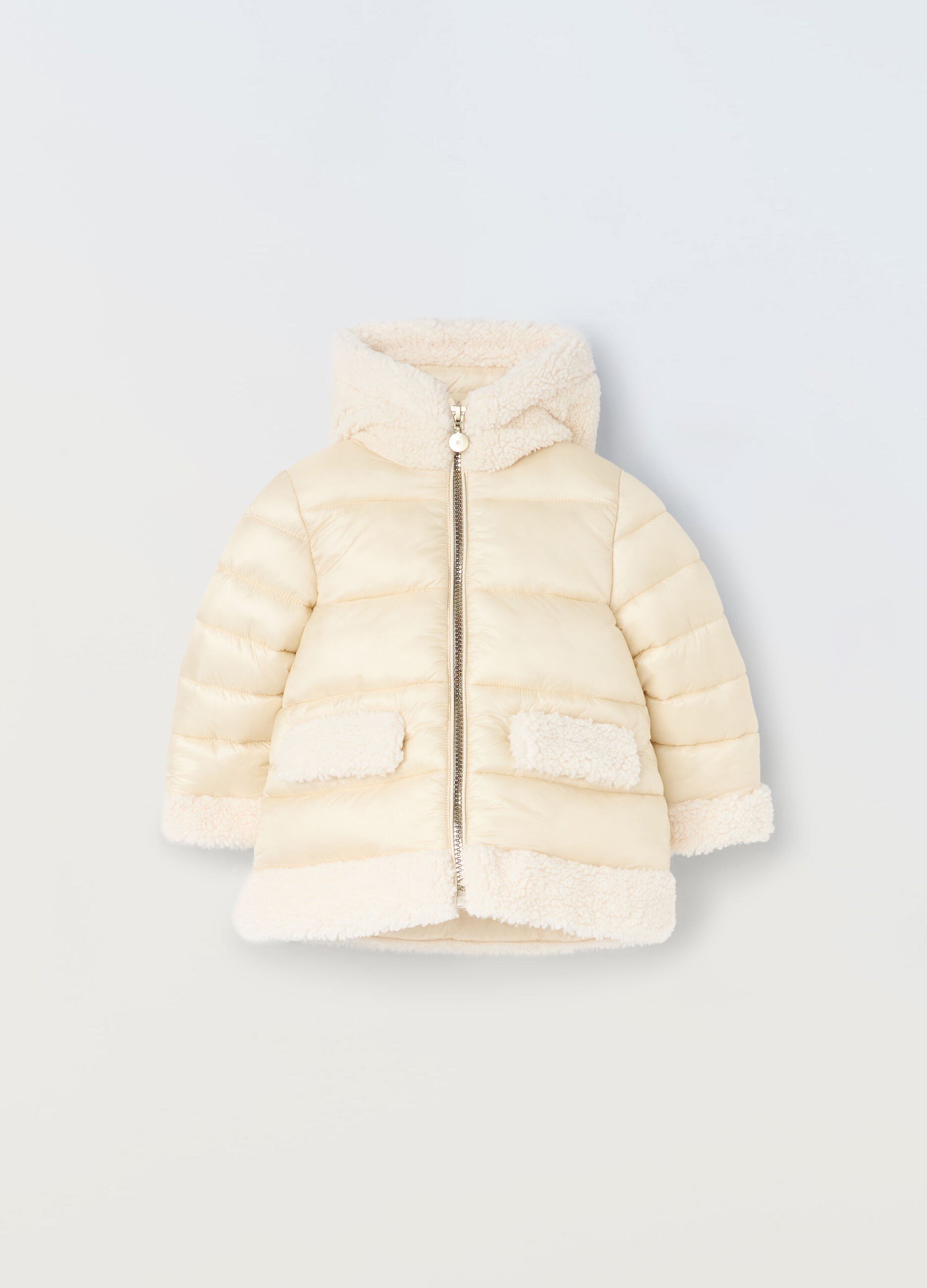 Giubbino imbottito lungo neonata_0