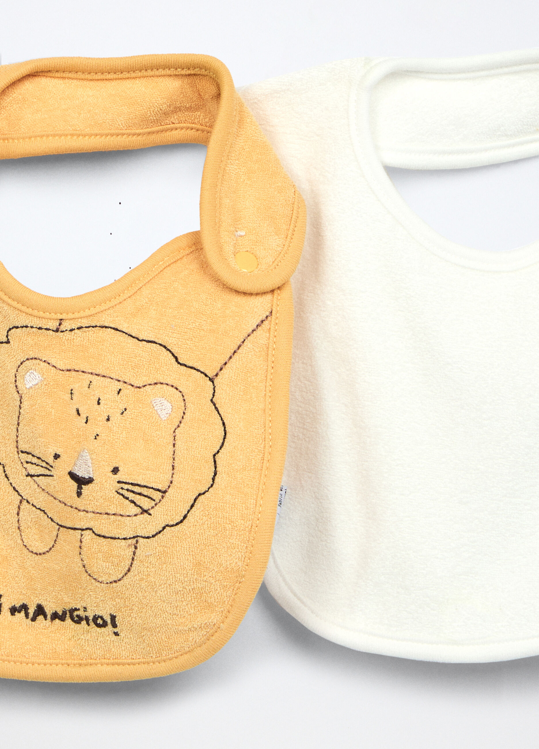 Pack 4 bavaglini in spugna di puro cotone _2