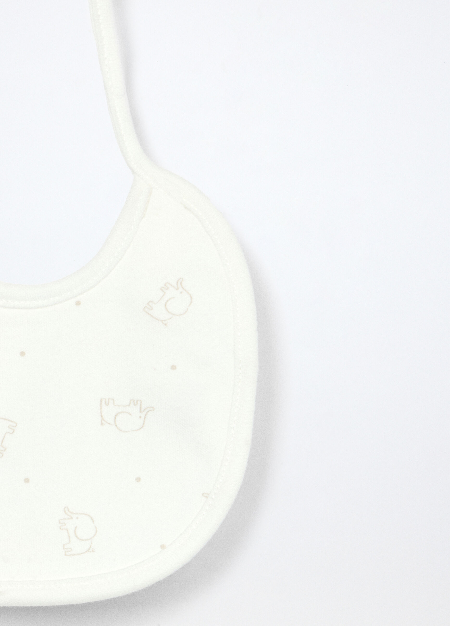 Pack 2 bavaglini in interlock di puro cotone _1