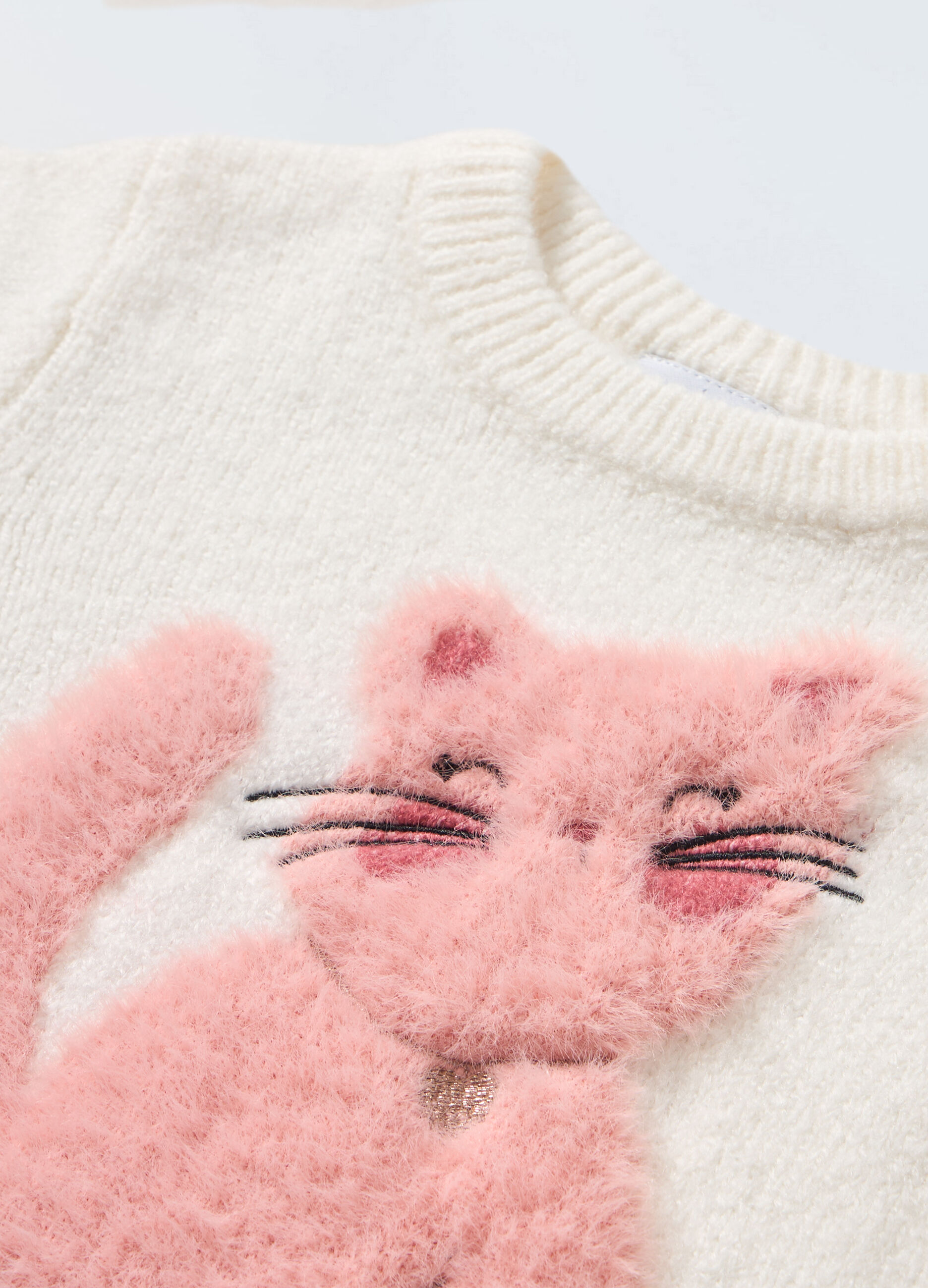 Tricot con lavorato neonata_1