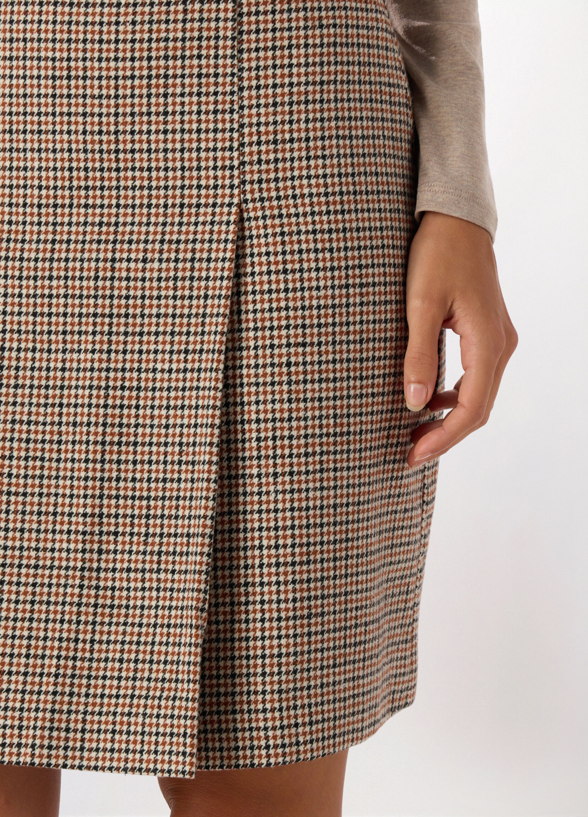 Gonna corta misto viscosa donna_2