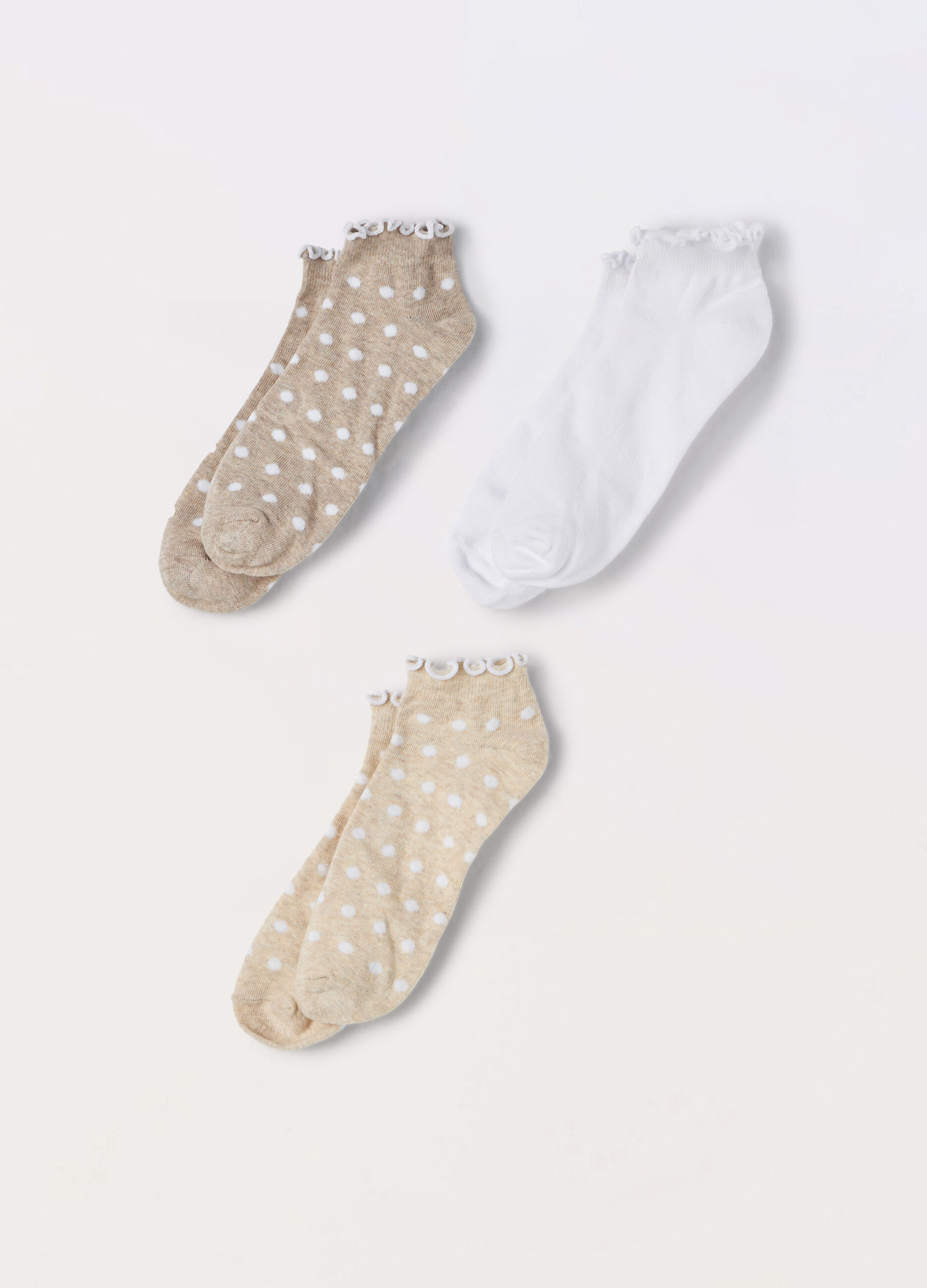 Pack 3 calze corte misto cotone donna_0