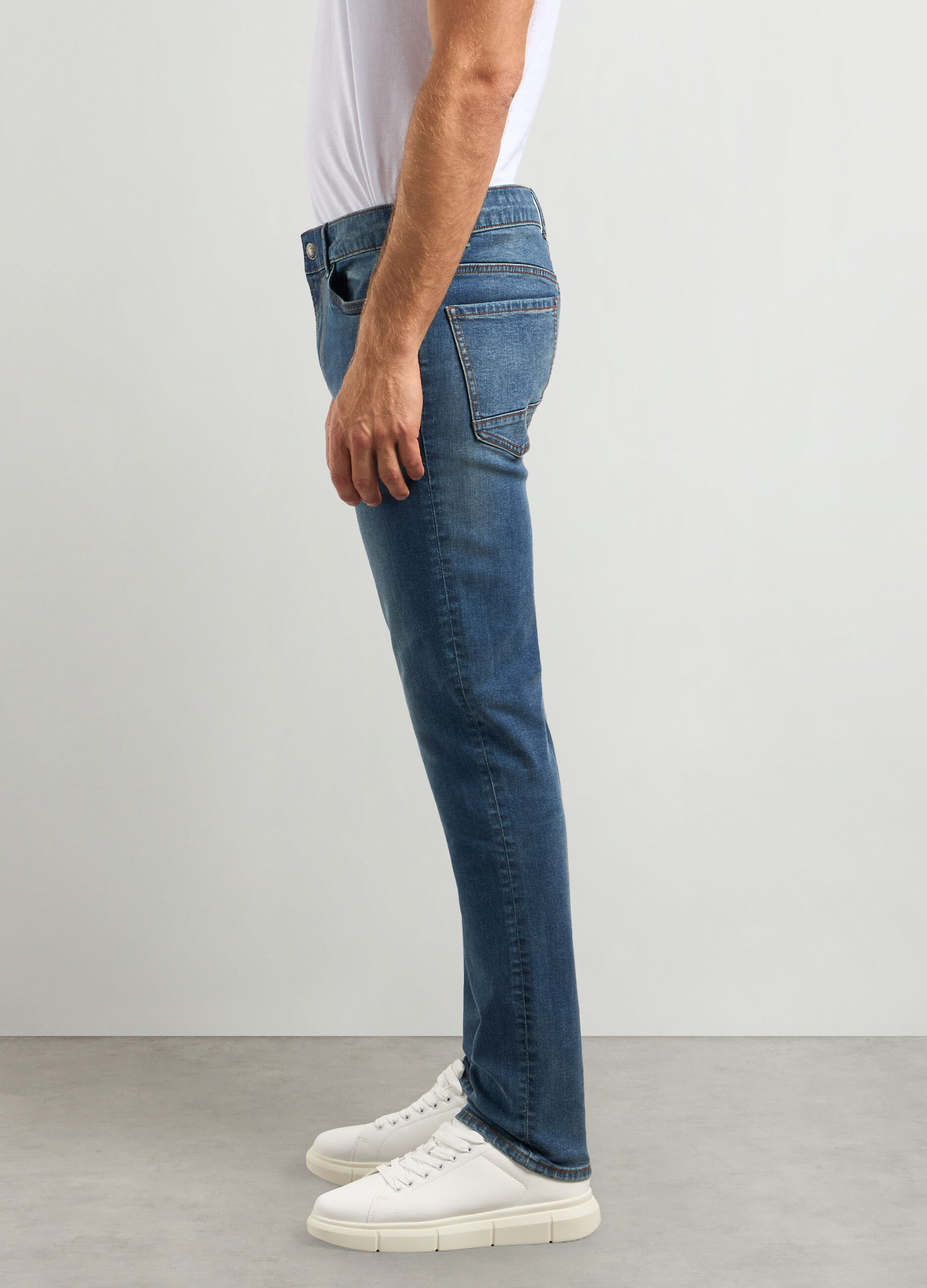 Jeans slim fit in cotone stretch uomo_2