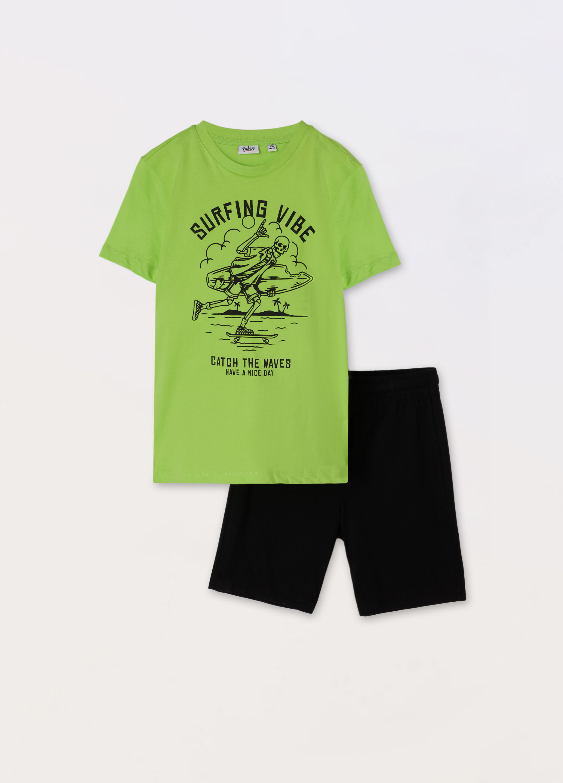 Jogging set in jersey di puro cotone ragazzo_0