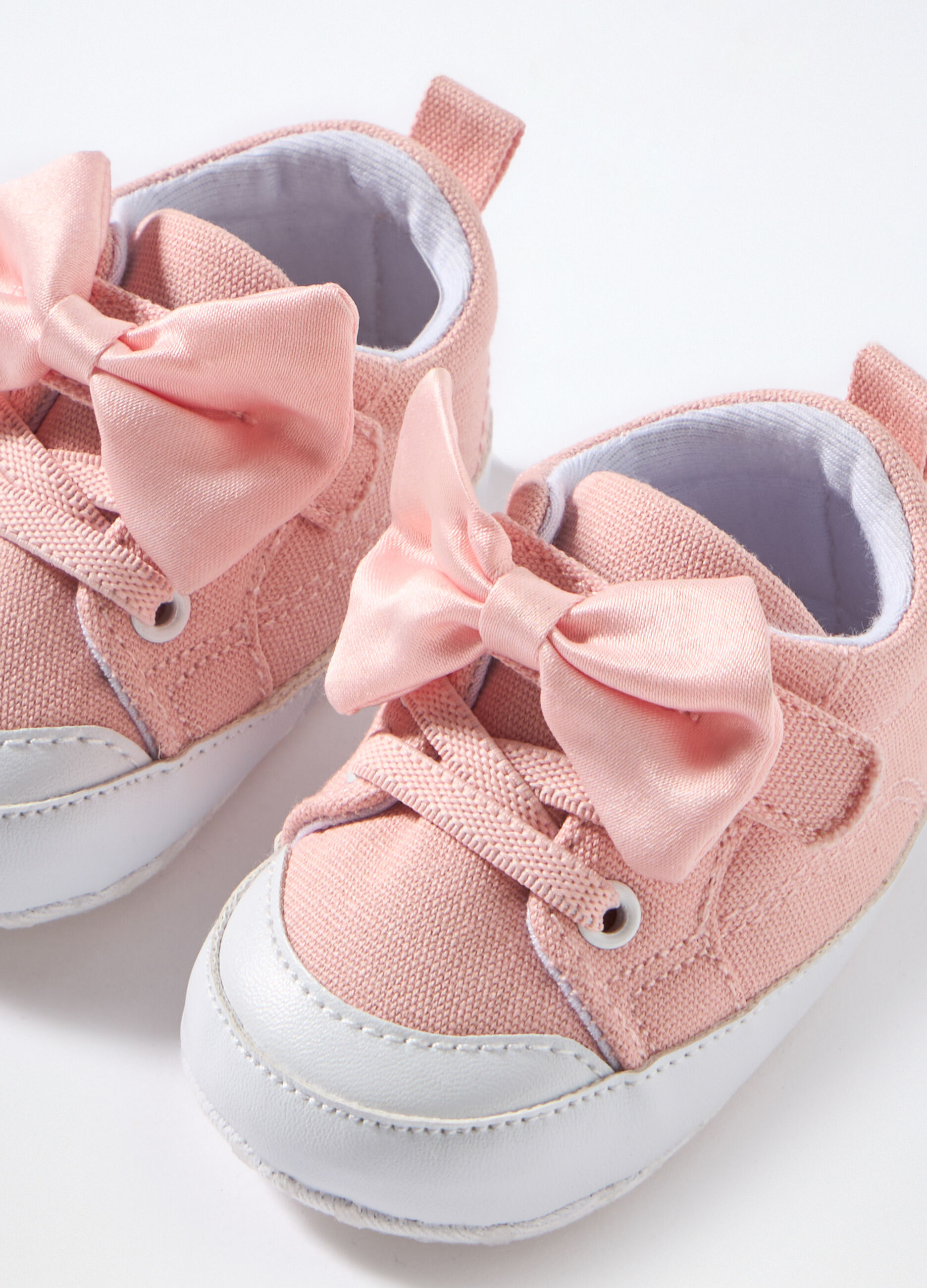 Sneakers con fiocco neonata_1