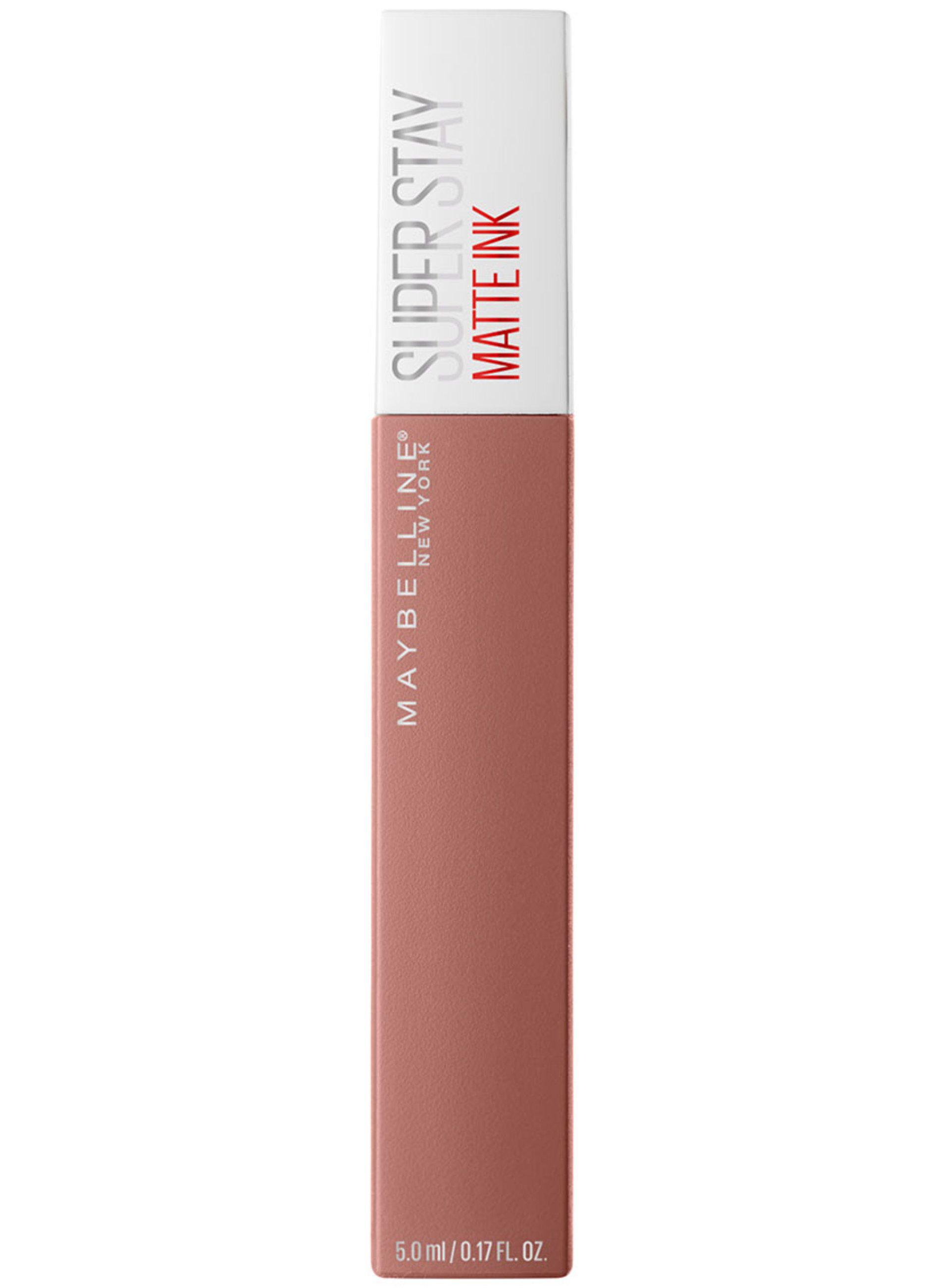 Maybelline New York Tinta Labbra SuperStay Matte Ink, Rossetto Matte Liquido a Lunga Tenuta, Seductress (65), 5 ml._1