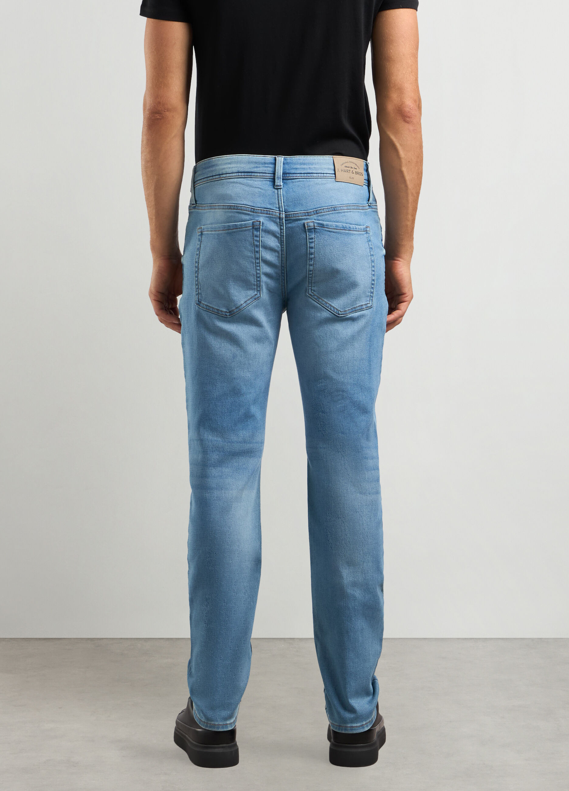 Jeans skinny fit in cotone stretch uomo_1