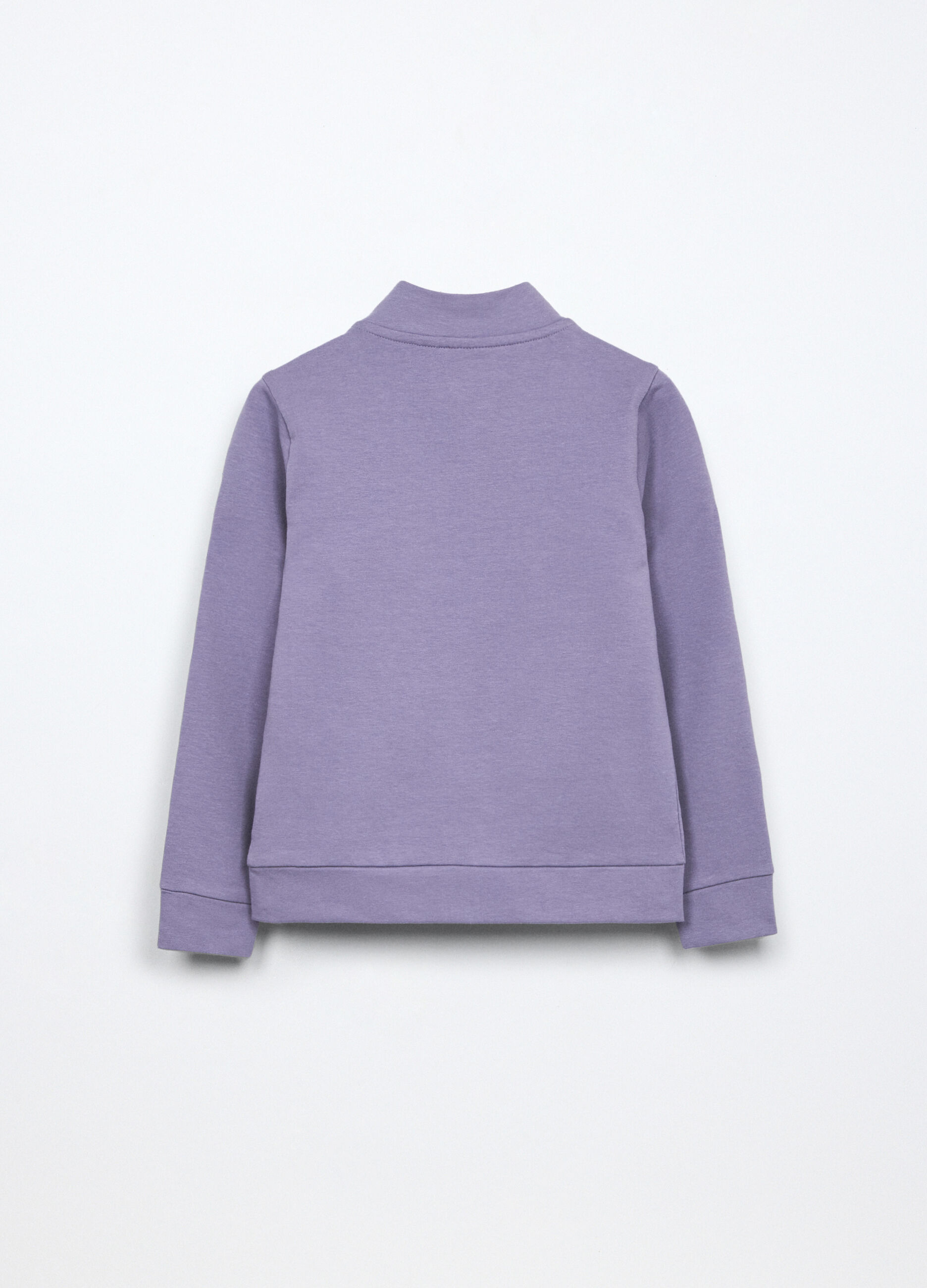 Felpa in french terry di cotone stretch bambina_1