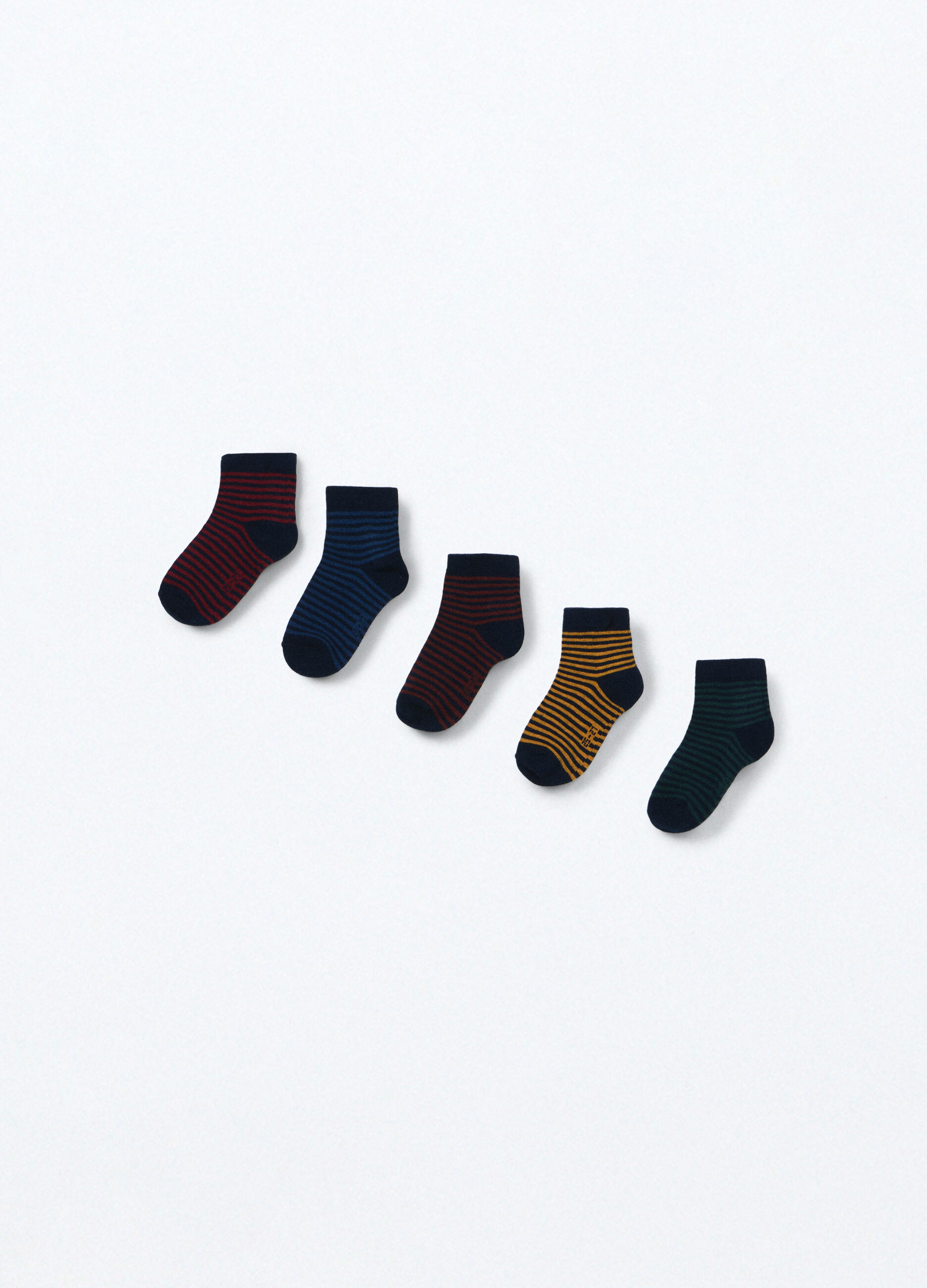 Pack 5 calze corte misto cotone bambino_1