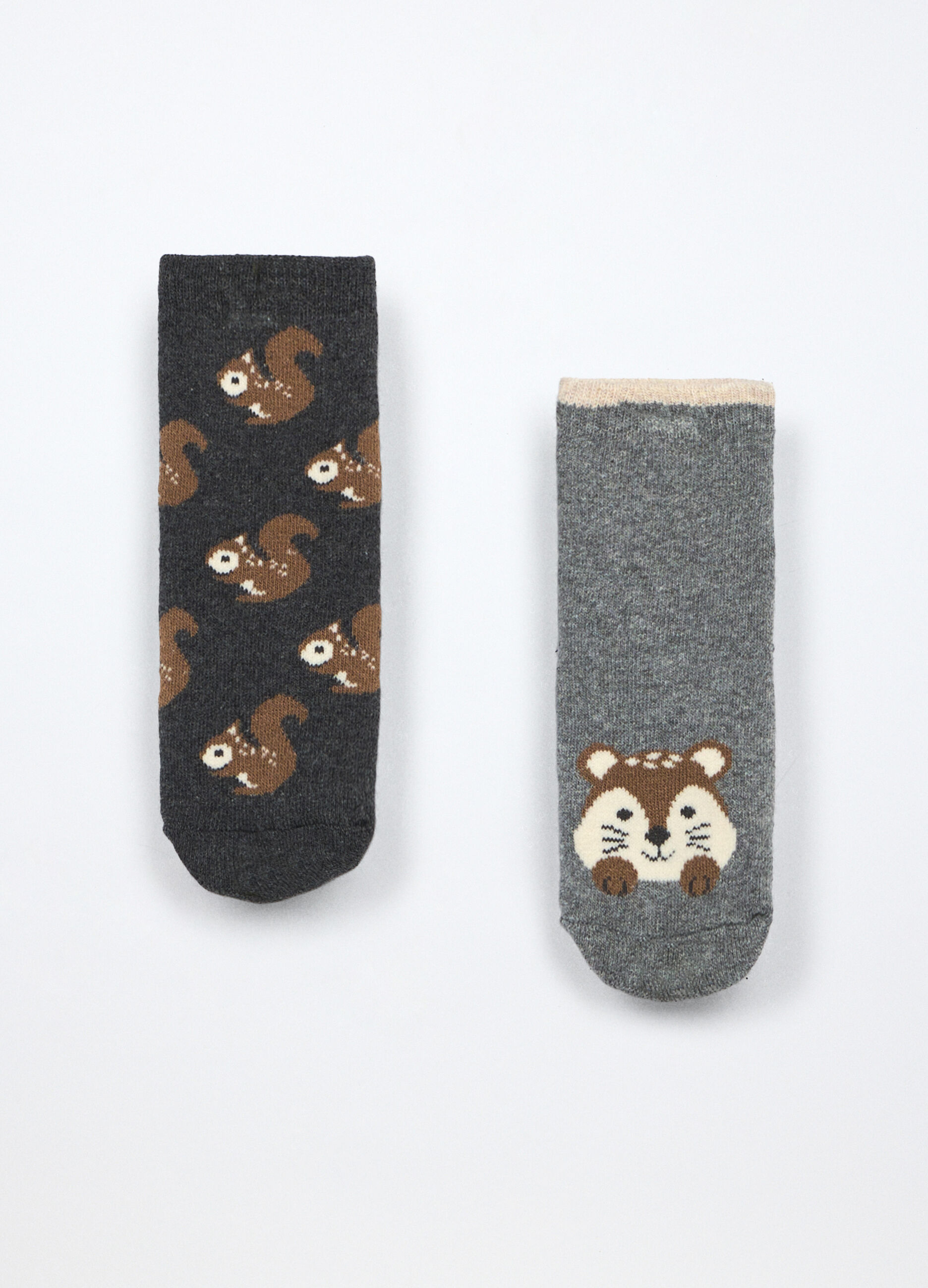 Pack 2 calzini antiscivolo in spugna neonato_1