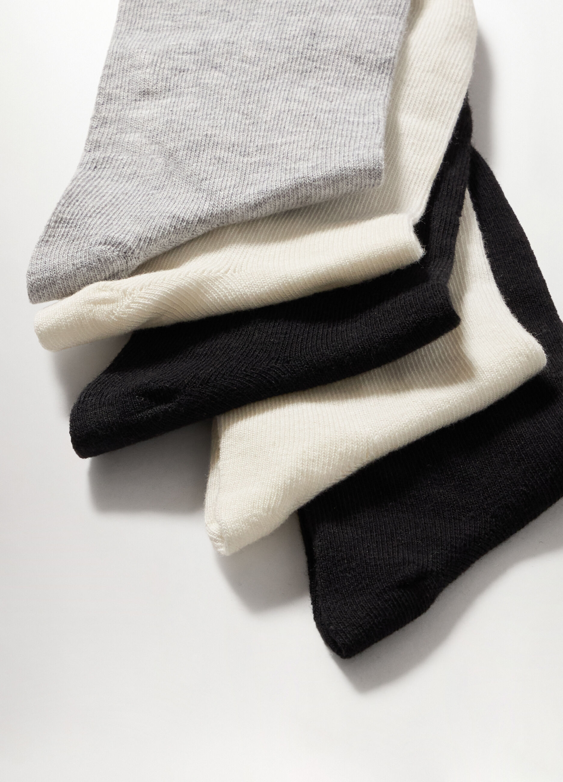 Pack 5 calze corte in misto cotone donna_1