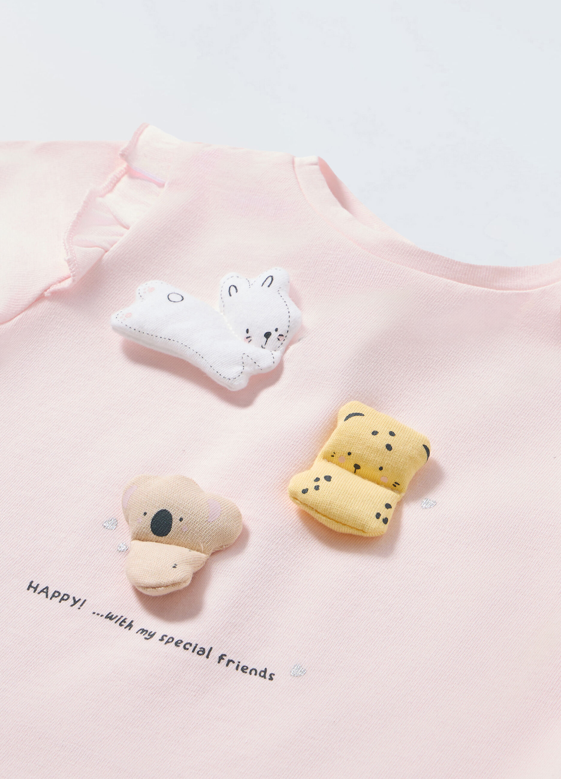 T-shirt in di puro cotone neonata_1