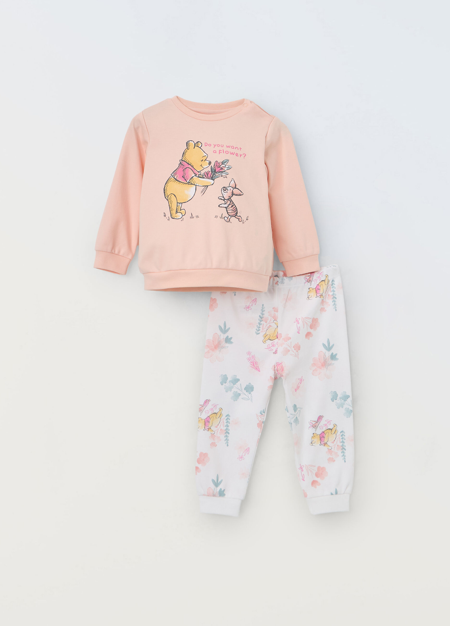 Set pigiama in puro cotone neonata_0