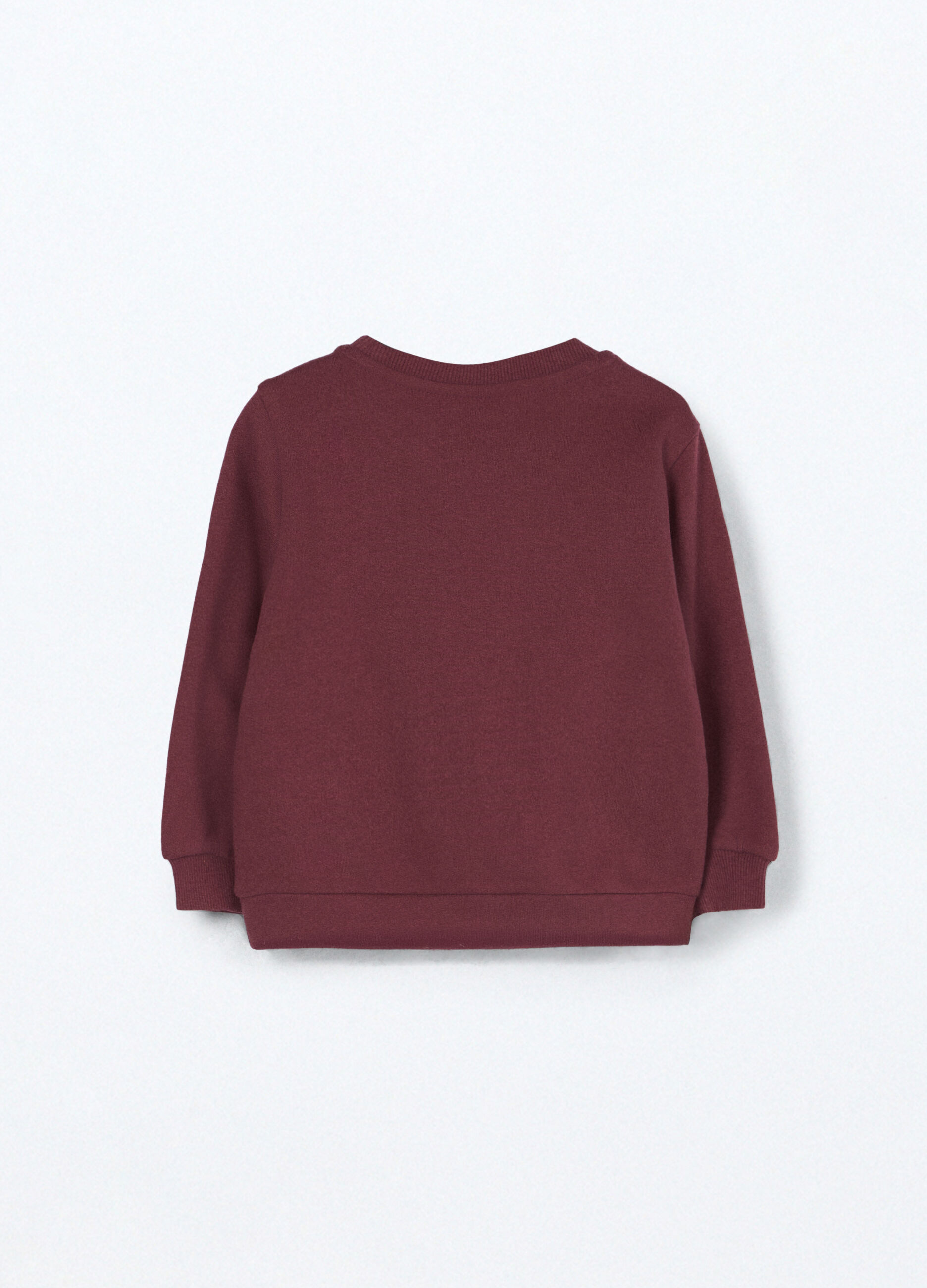 Felpa in puro cotone fleece neonata_1