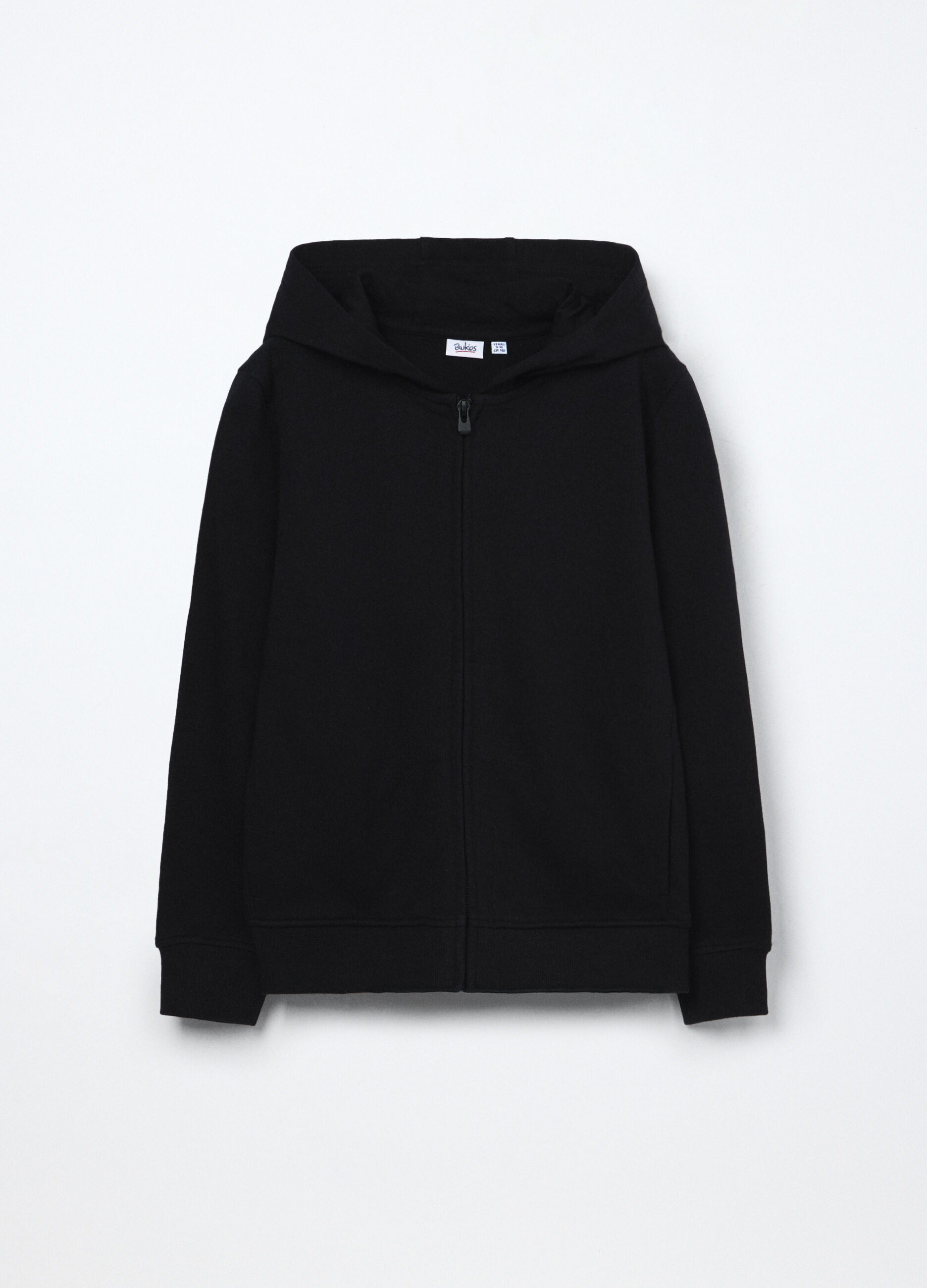 Felpa in french terry di puro cotone bambina_0