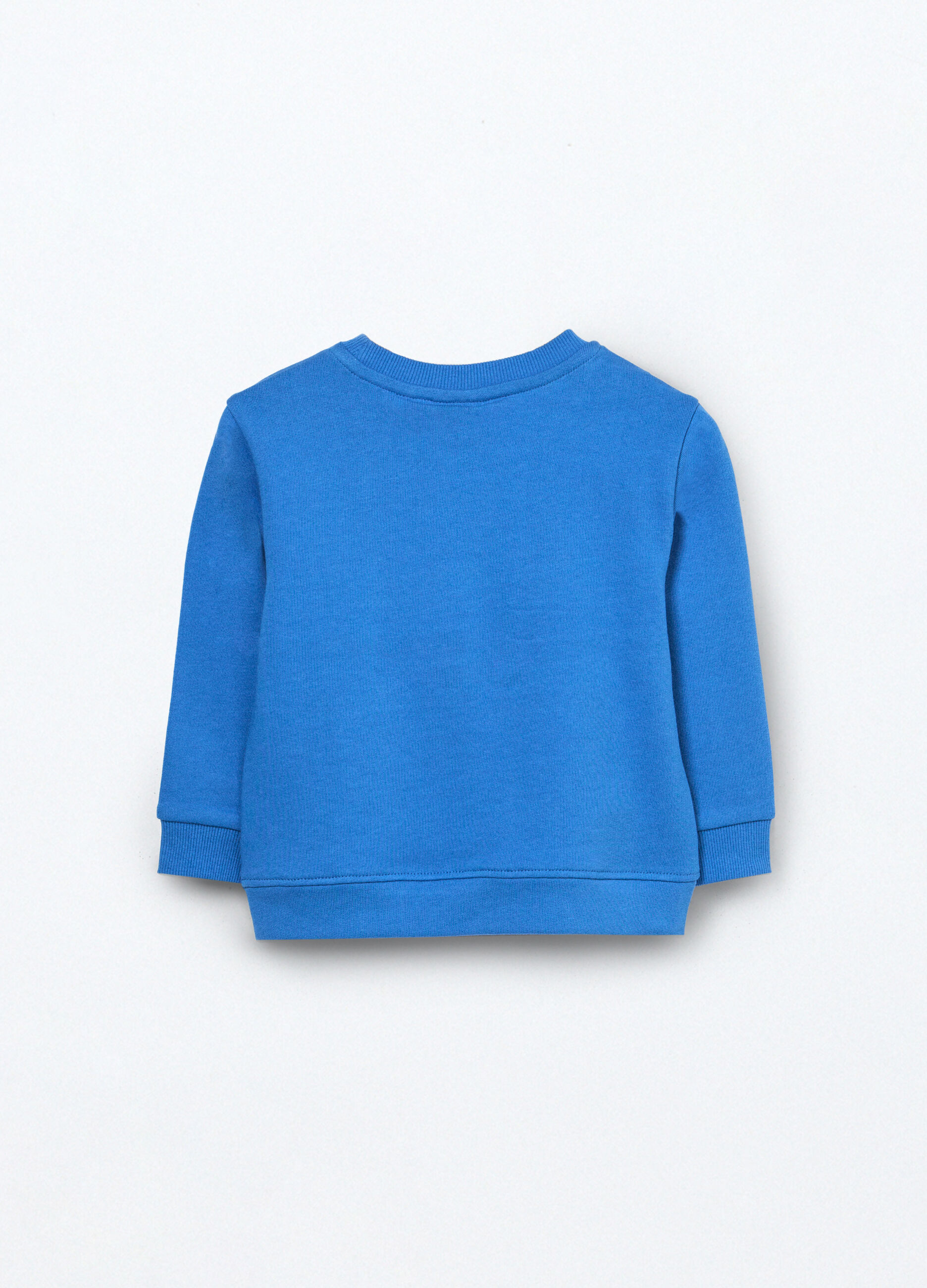 Felpa in french terry di puro cotone neonato_1