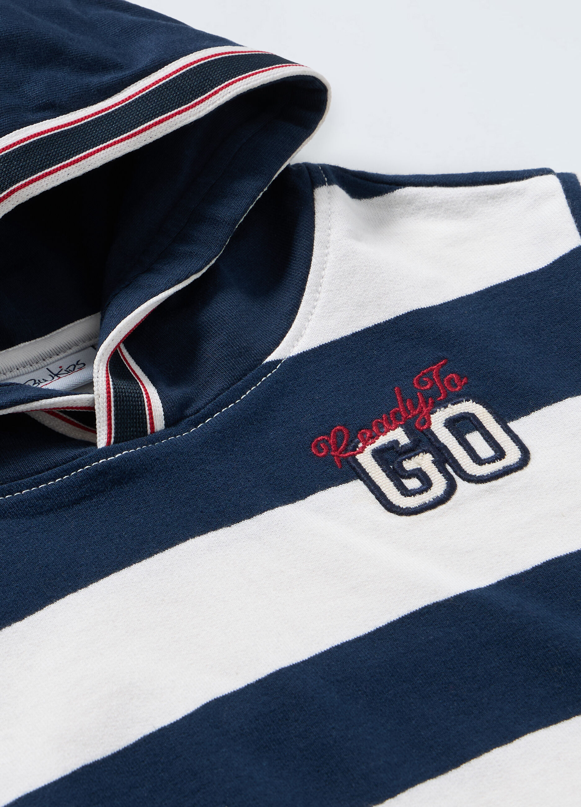 Jogging set in french terry a righe neonato_1