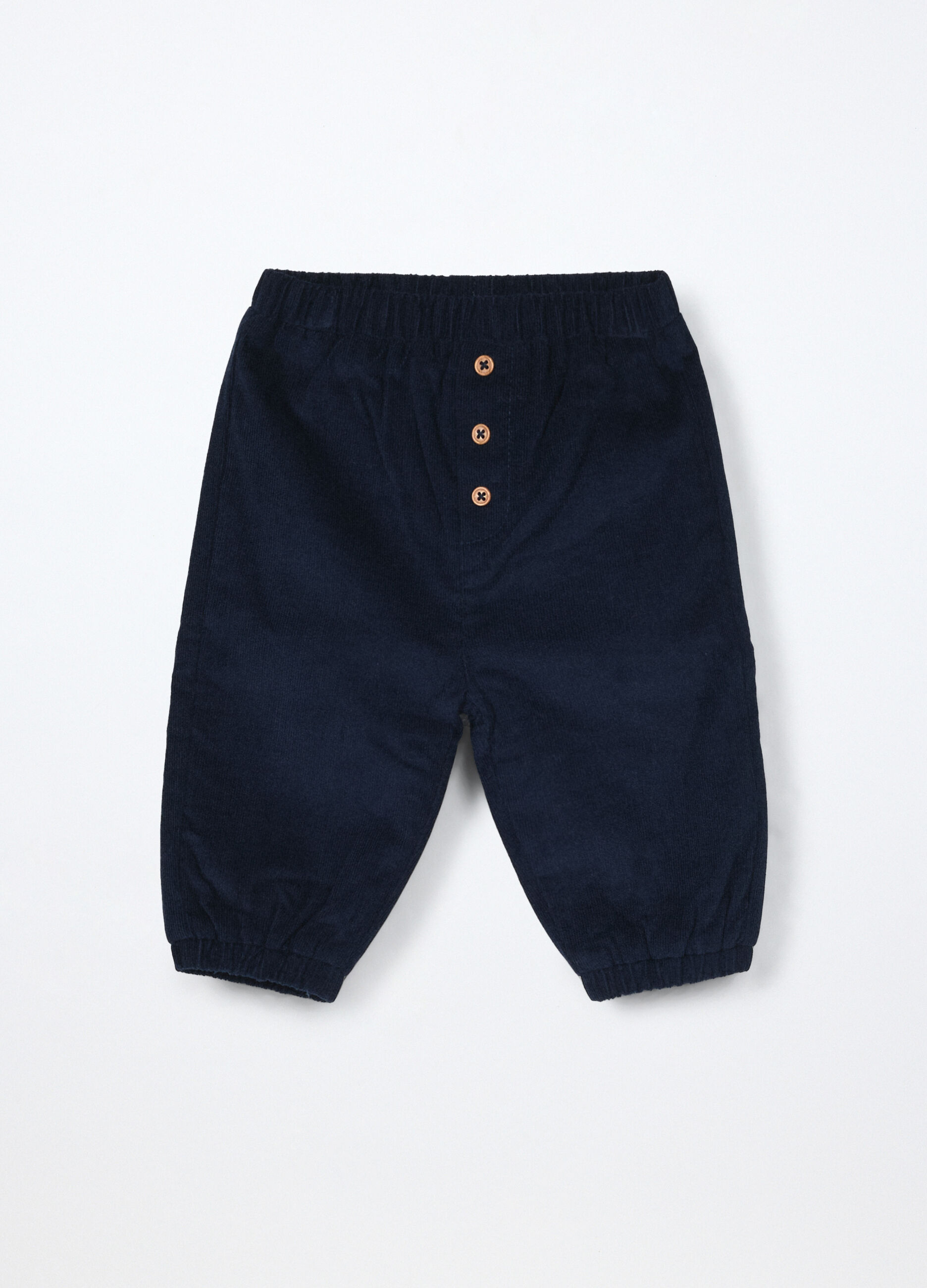 Pantaloni in puro cotone neonato_0