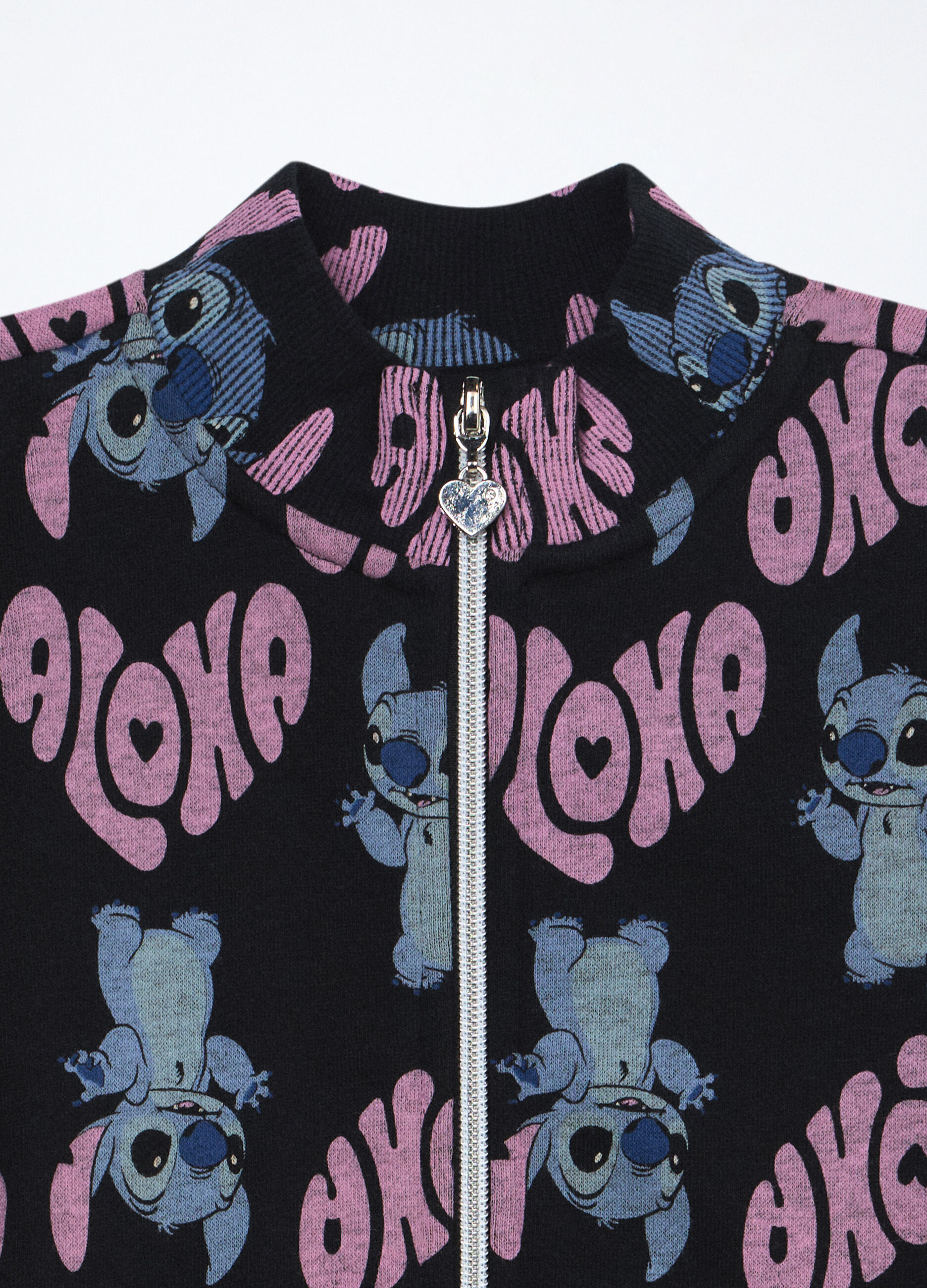 Felpa in french terry di misto cotone bambina_2