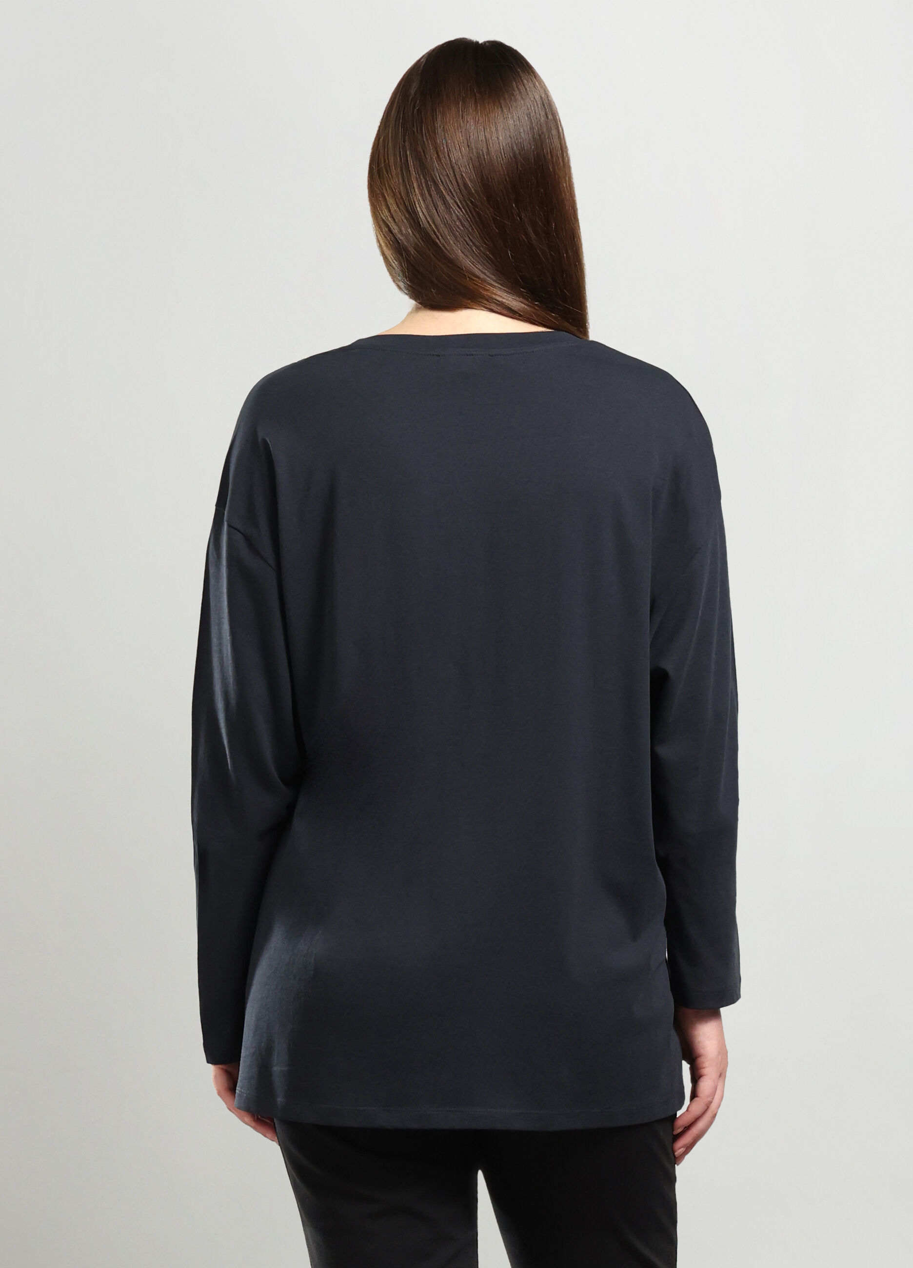 T-shirt in puro cotone donna curvy_1