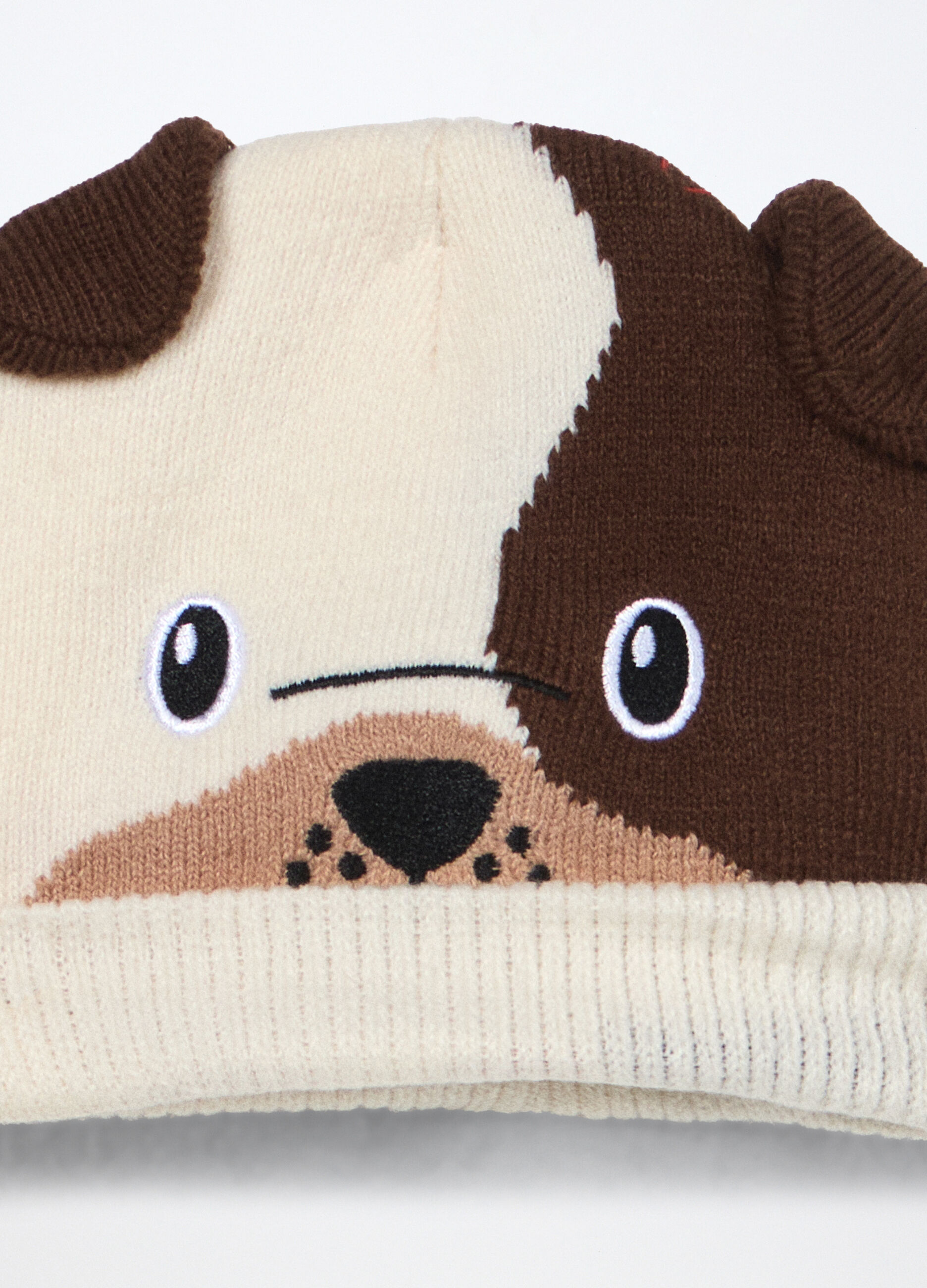 Berretto beanie con ricami neonato_2