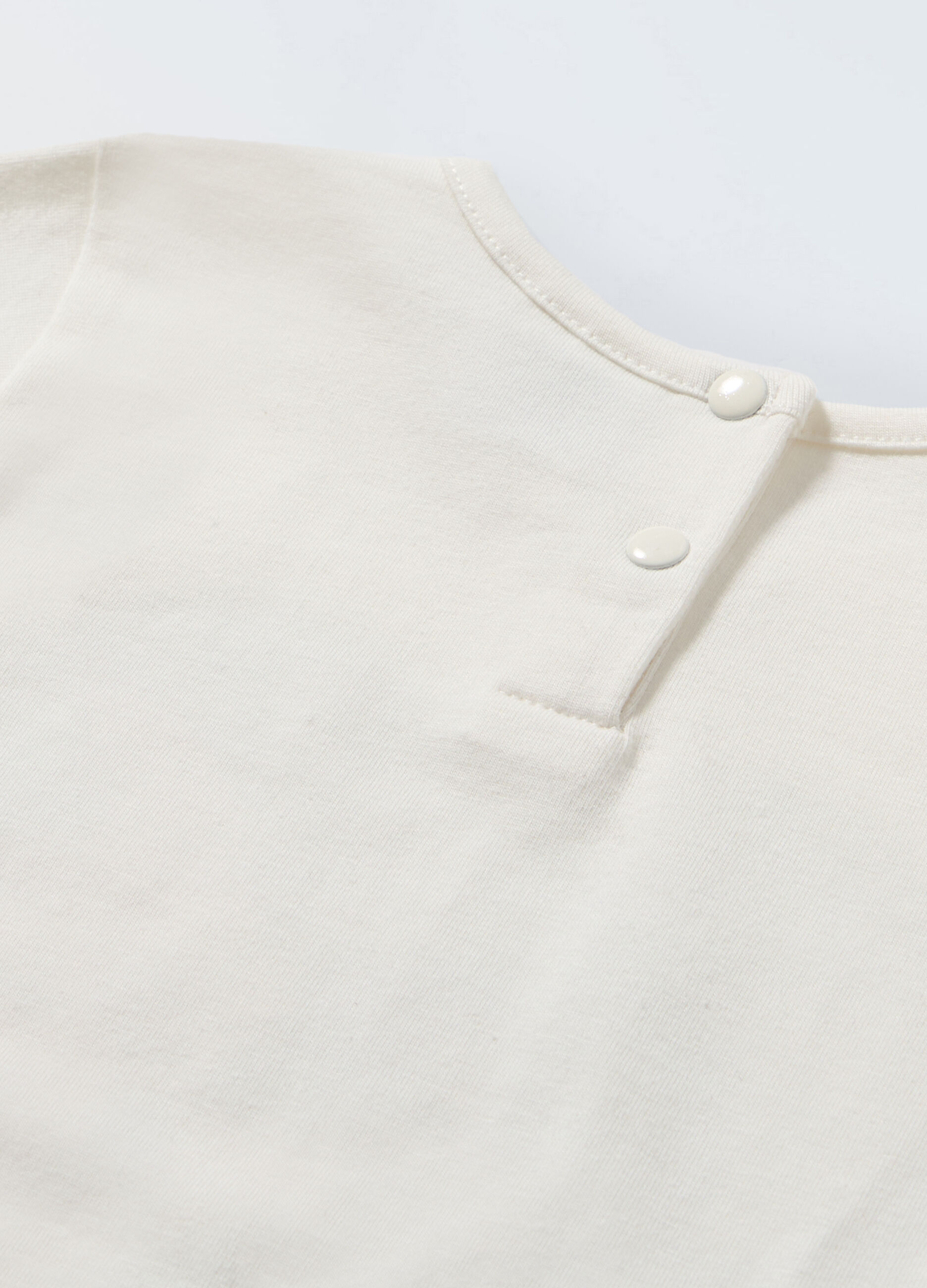 T-shirt in cotone stretch neonata_1