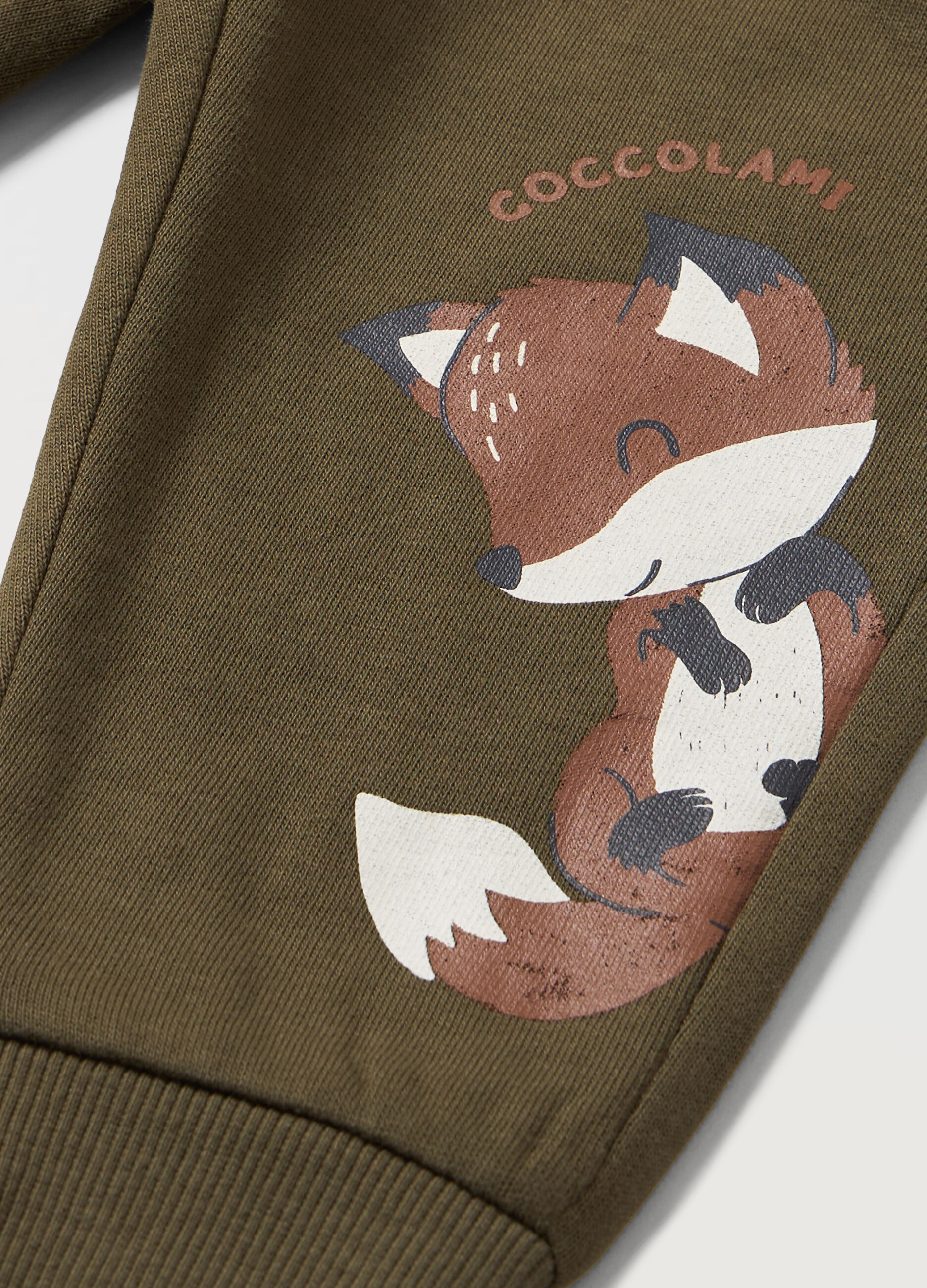 Jogger in cotone fleece neonato_1