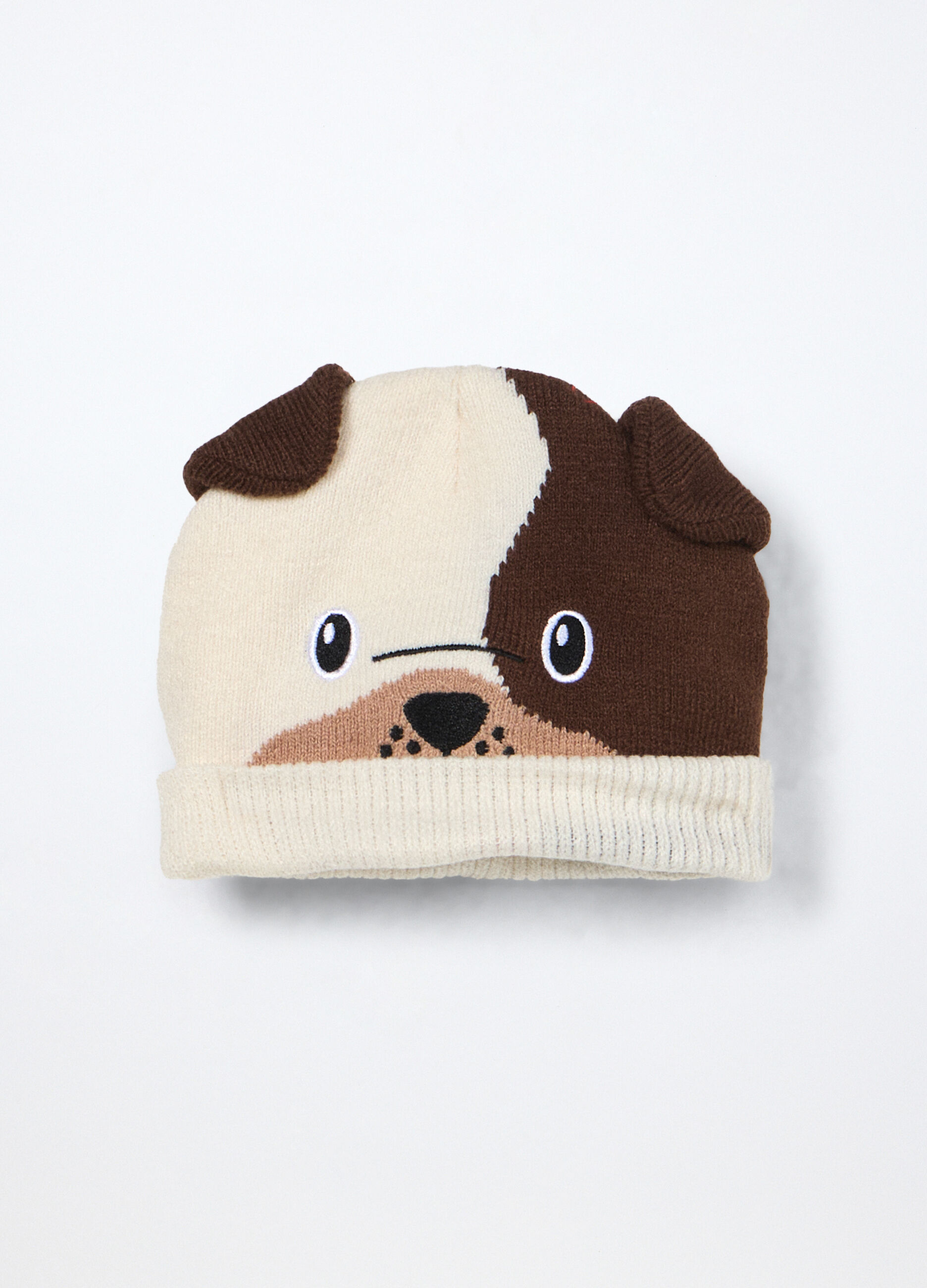 Berretto beanie con ricami neonato_0