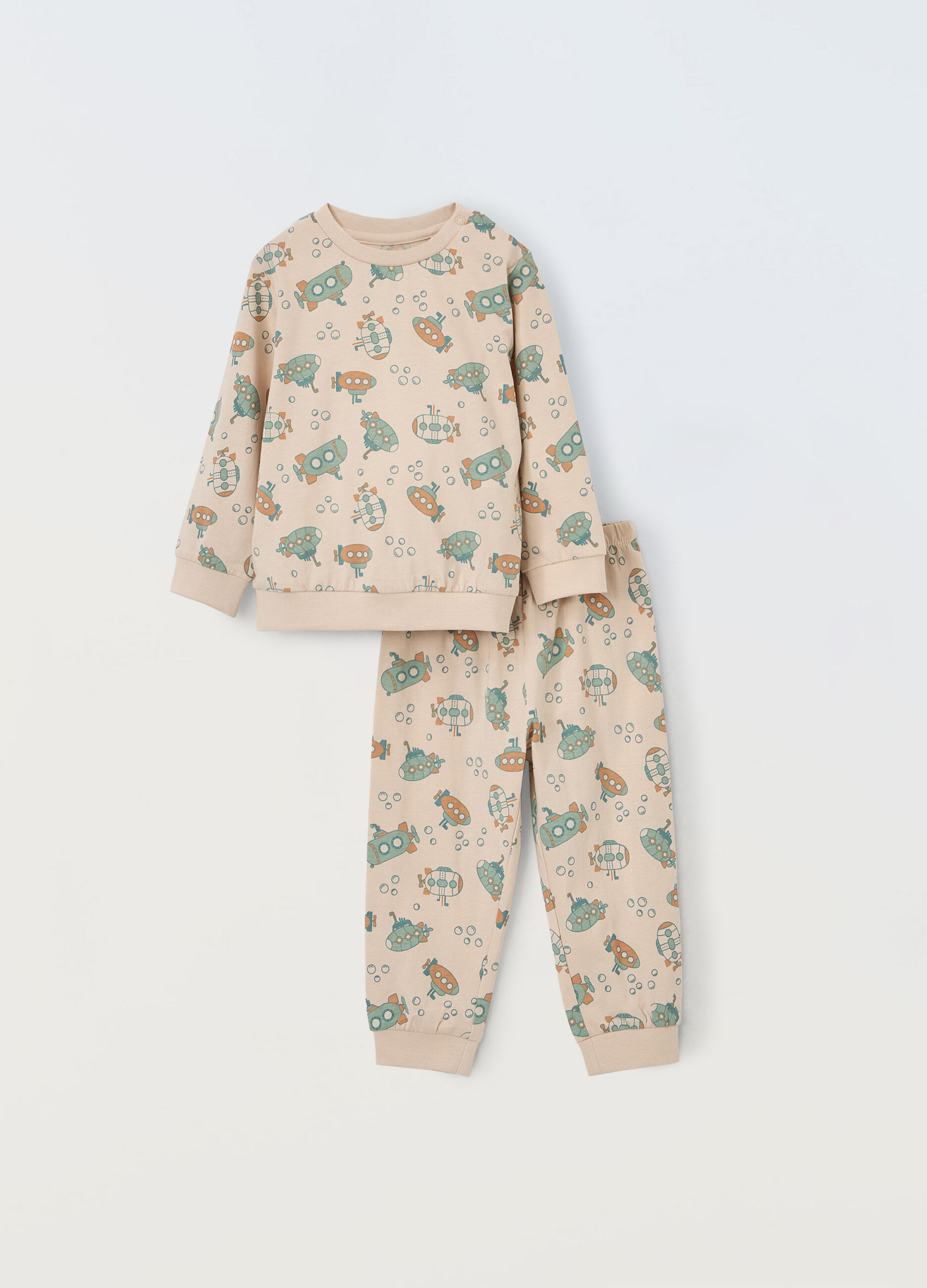 Pigiama in puro cotone neonato_0