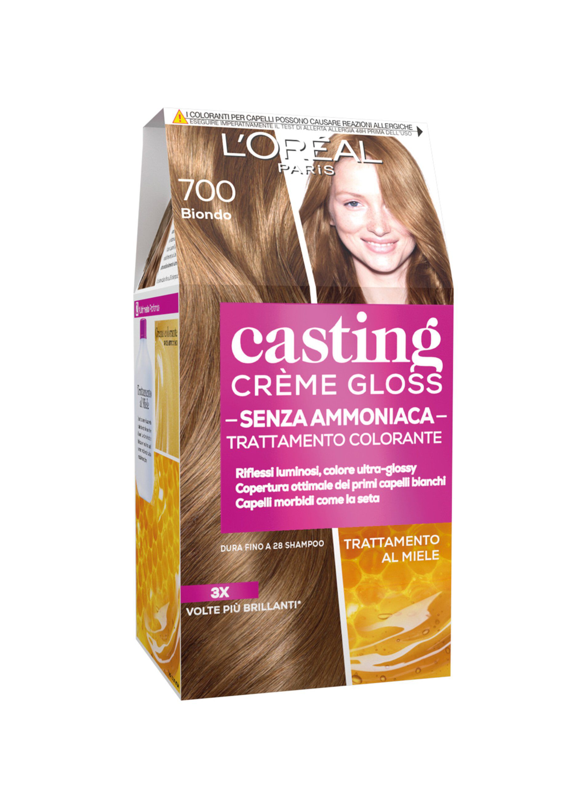 L'Oréal Paris Tinta Capelli Casting Creme Gloss, Tinta Capelli Senza Ammoniaca per una Fragranza Piacevole, 700 Biondo._0