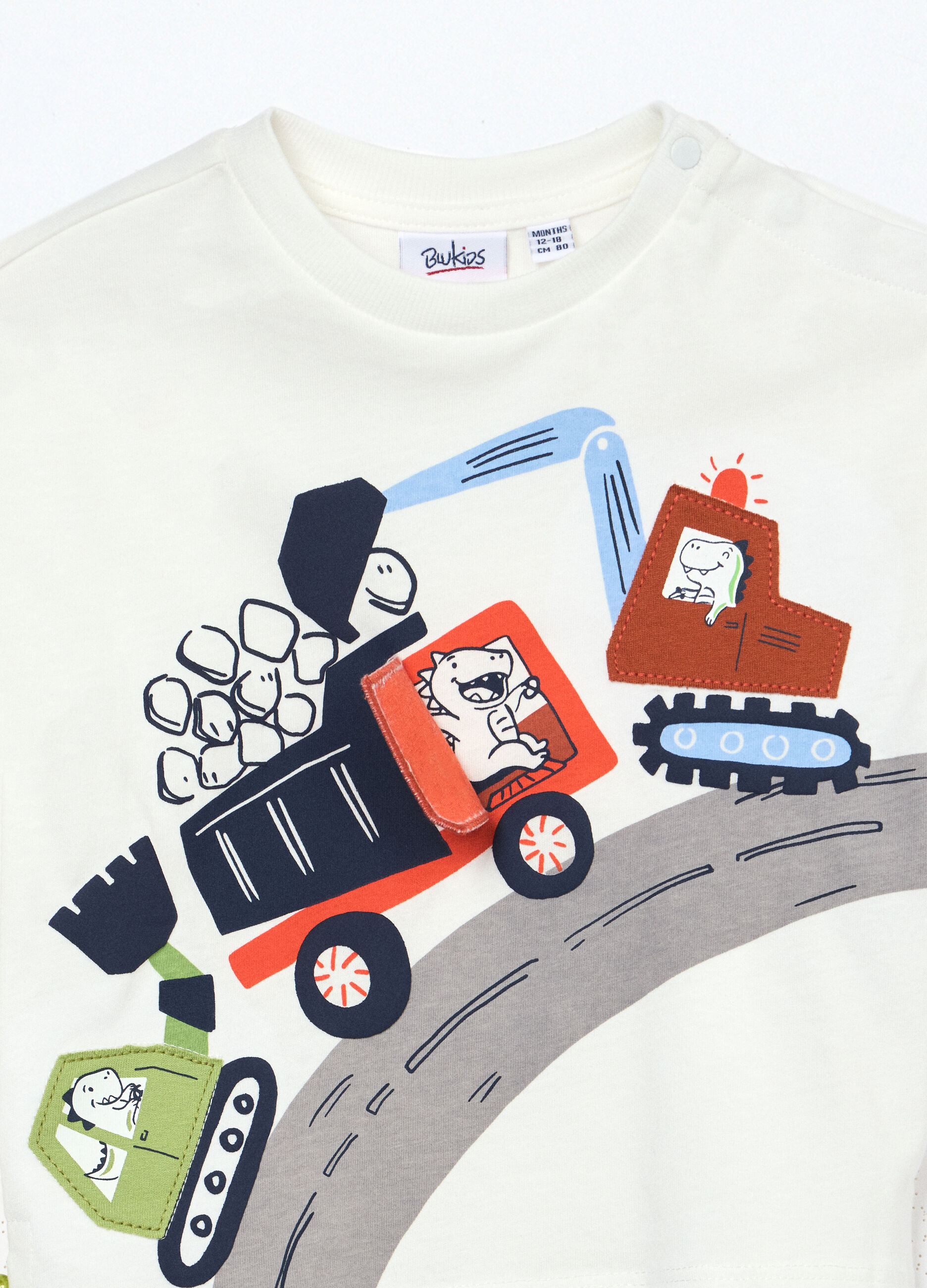 T-shirt in jersey di puro cotone neonato_2