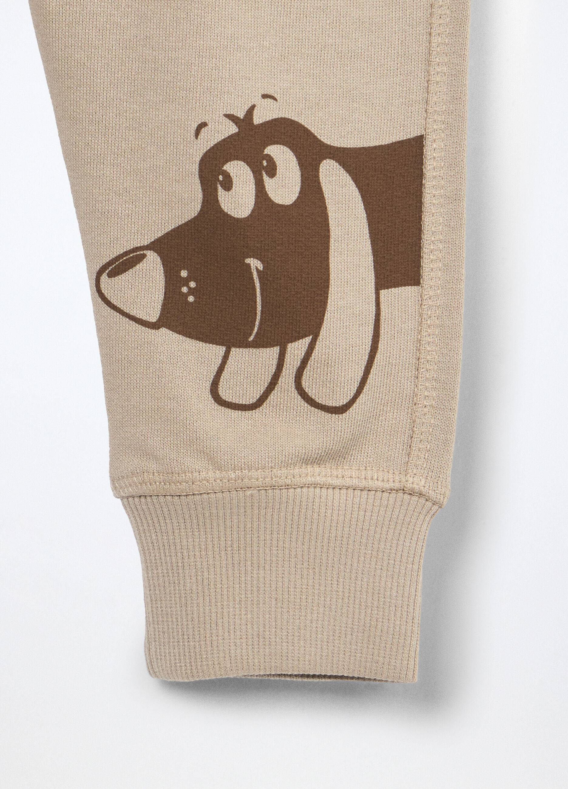 Jogger in french terry di puro cotone neonato_2