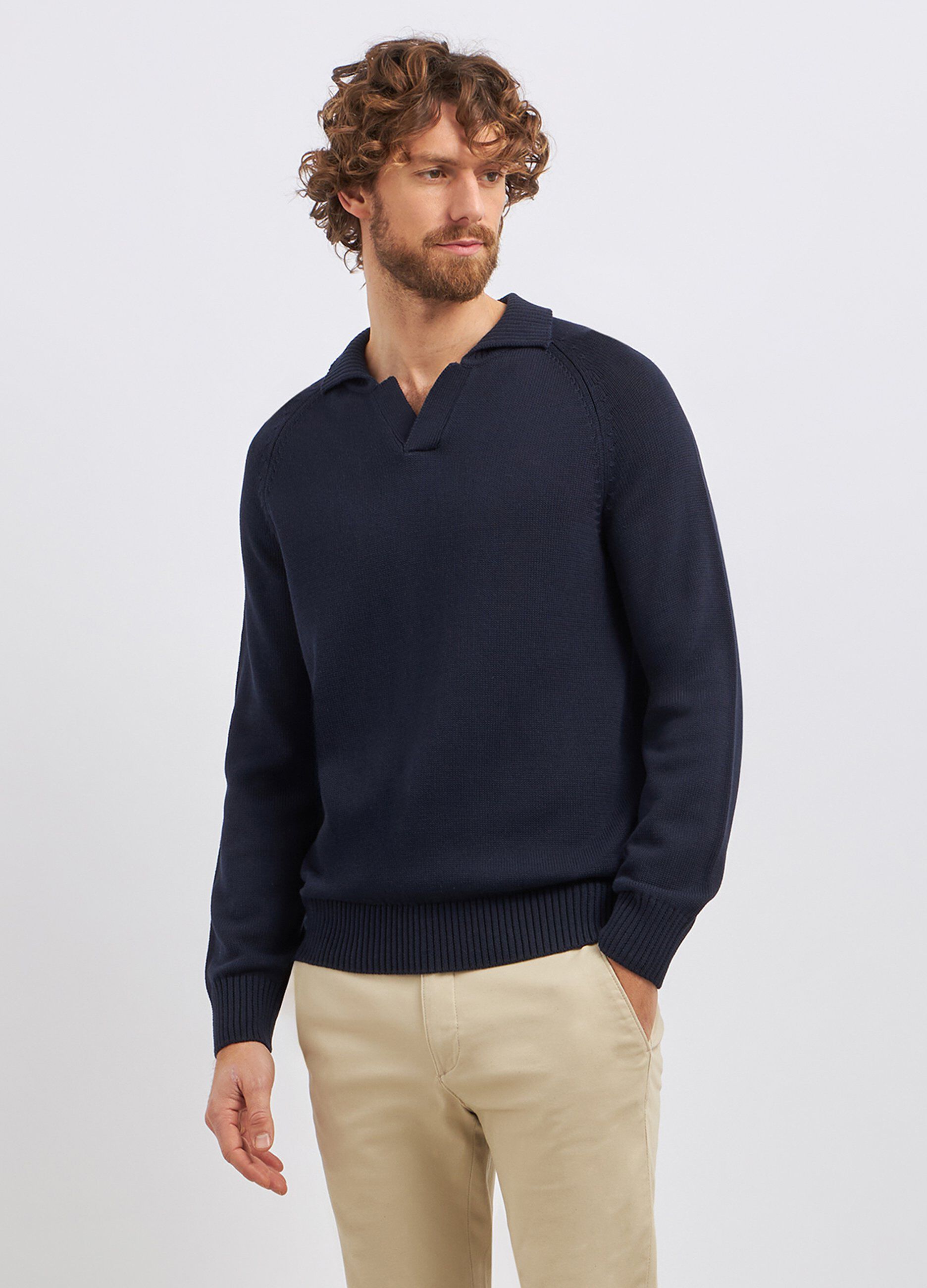 Tricot in misto cotone uomo_0