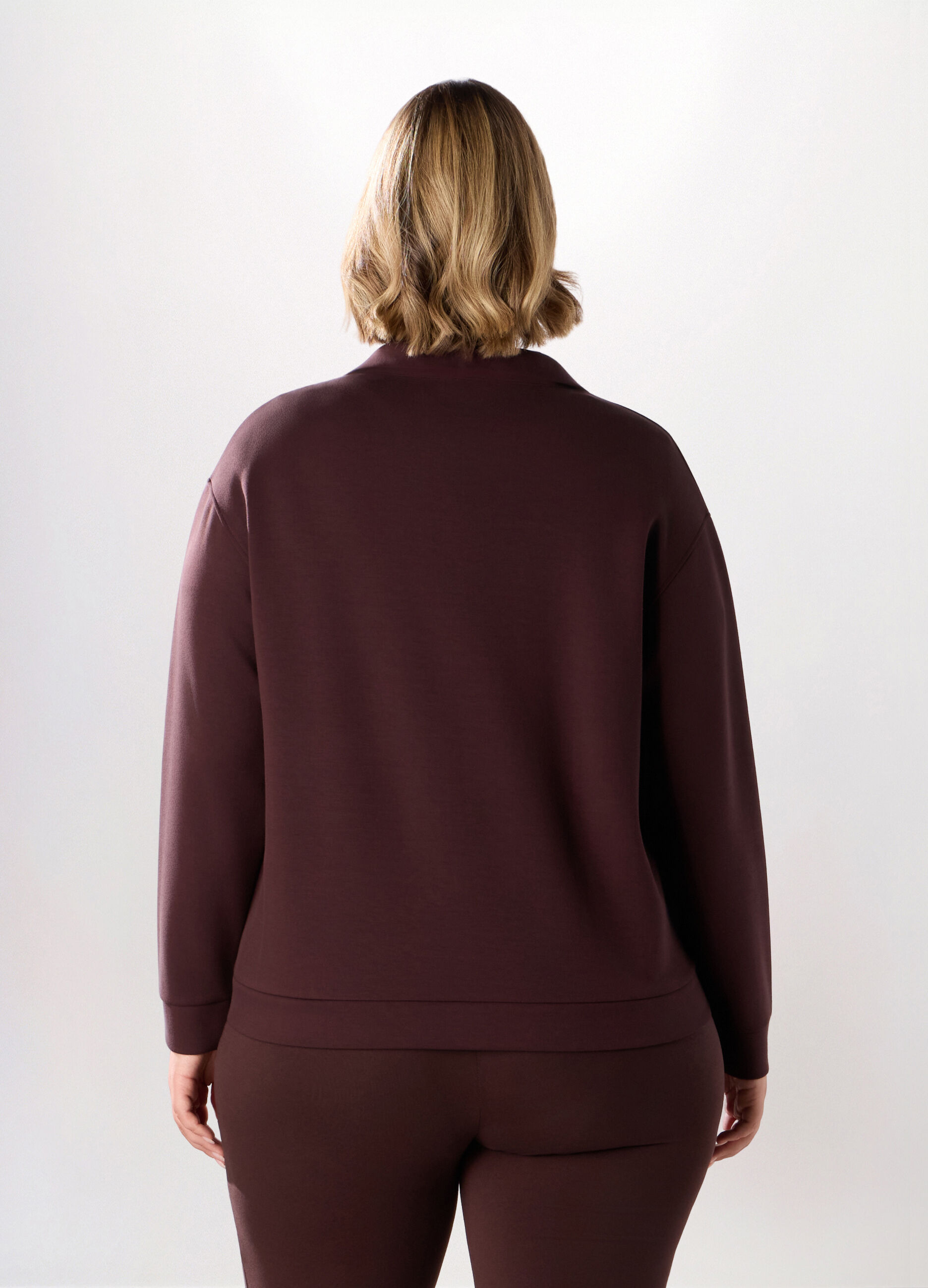 Felpa sportiva misto viscosa donna curvy_1