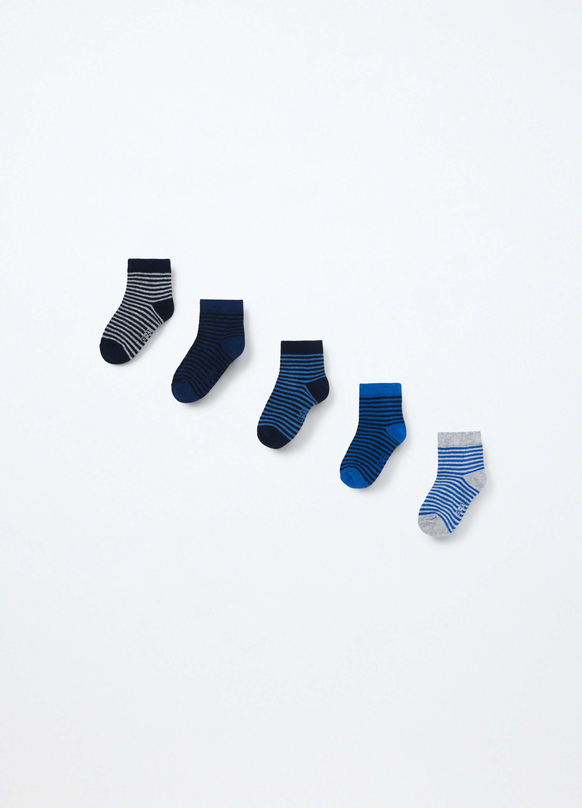 Pack 5 calze corte misto cotone bambino_1