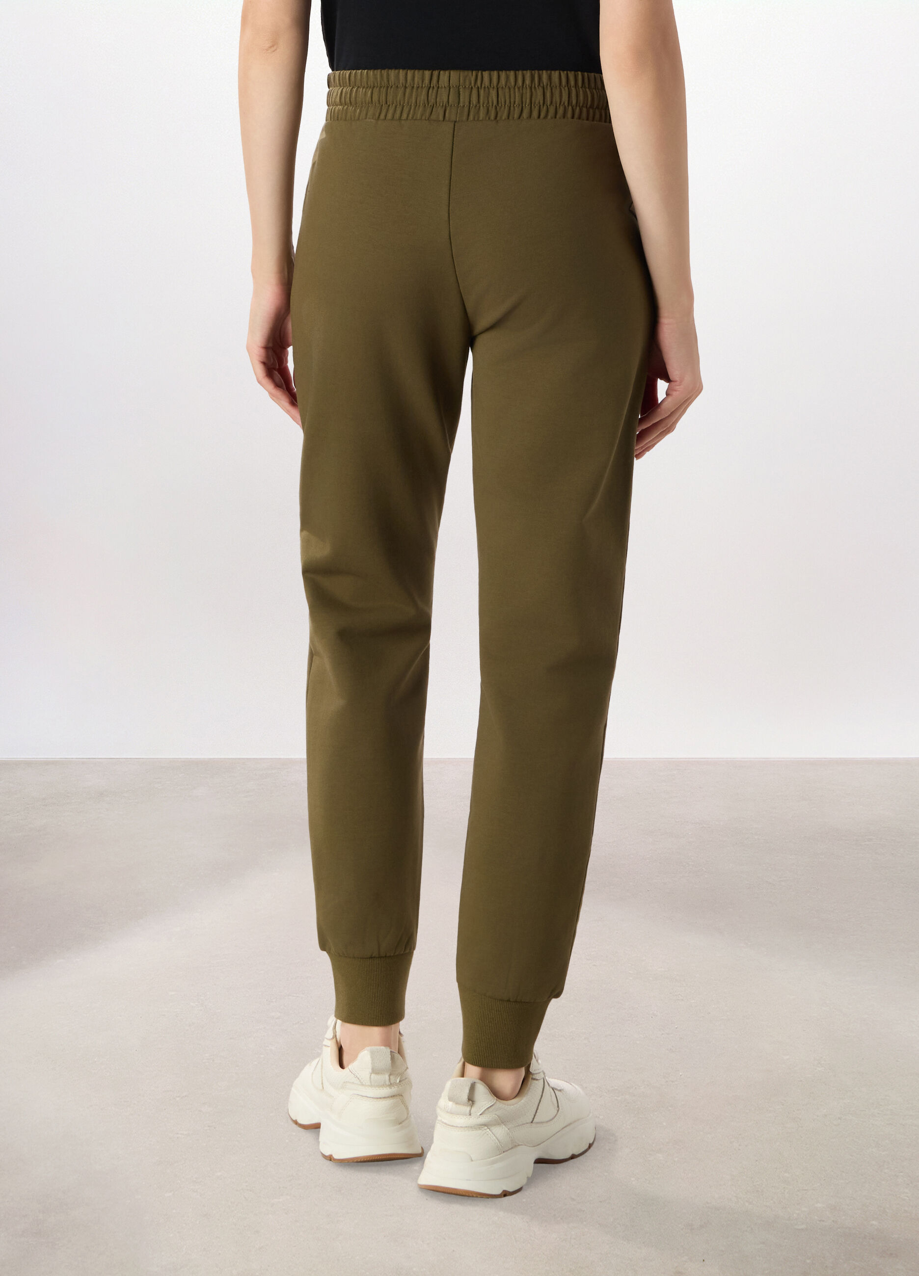 Jogger misto cotone fleece Holistic fitness donna_1