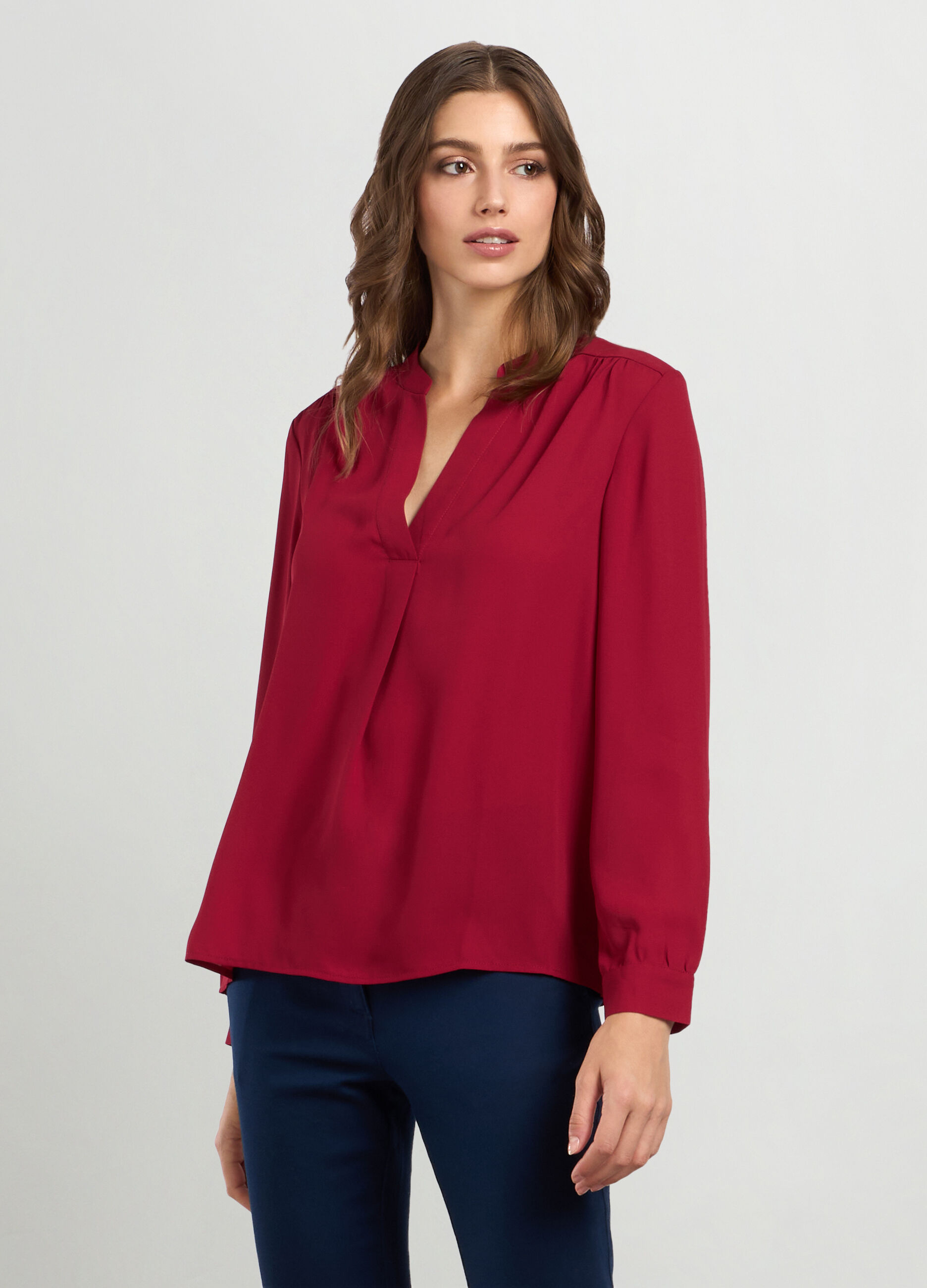 Blusa a maniche lunghe donna_0