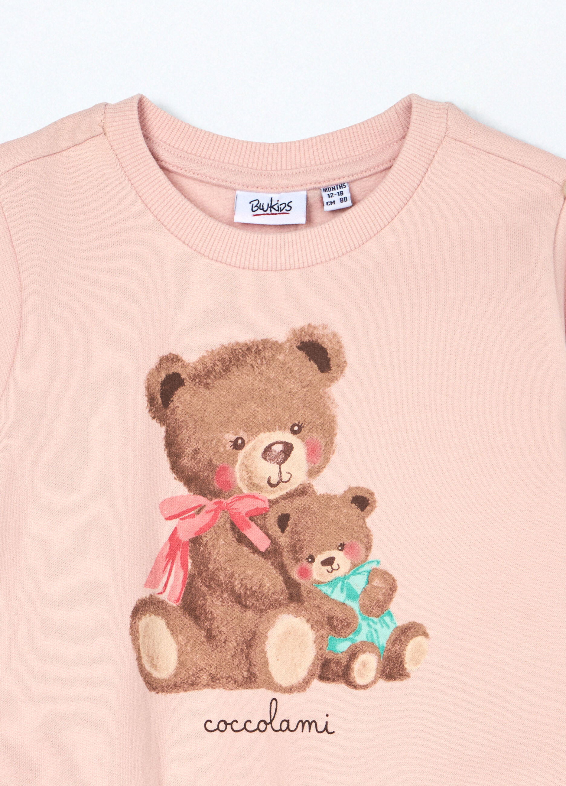 Felpa in puro cotone fleece neonata_2