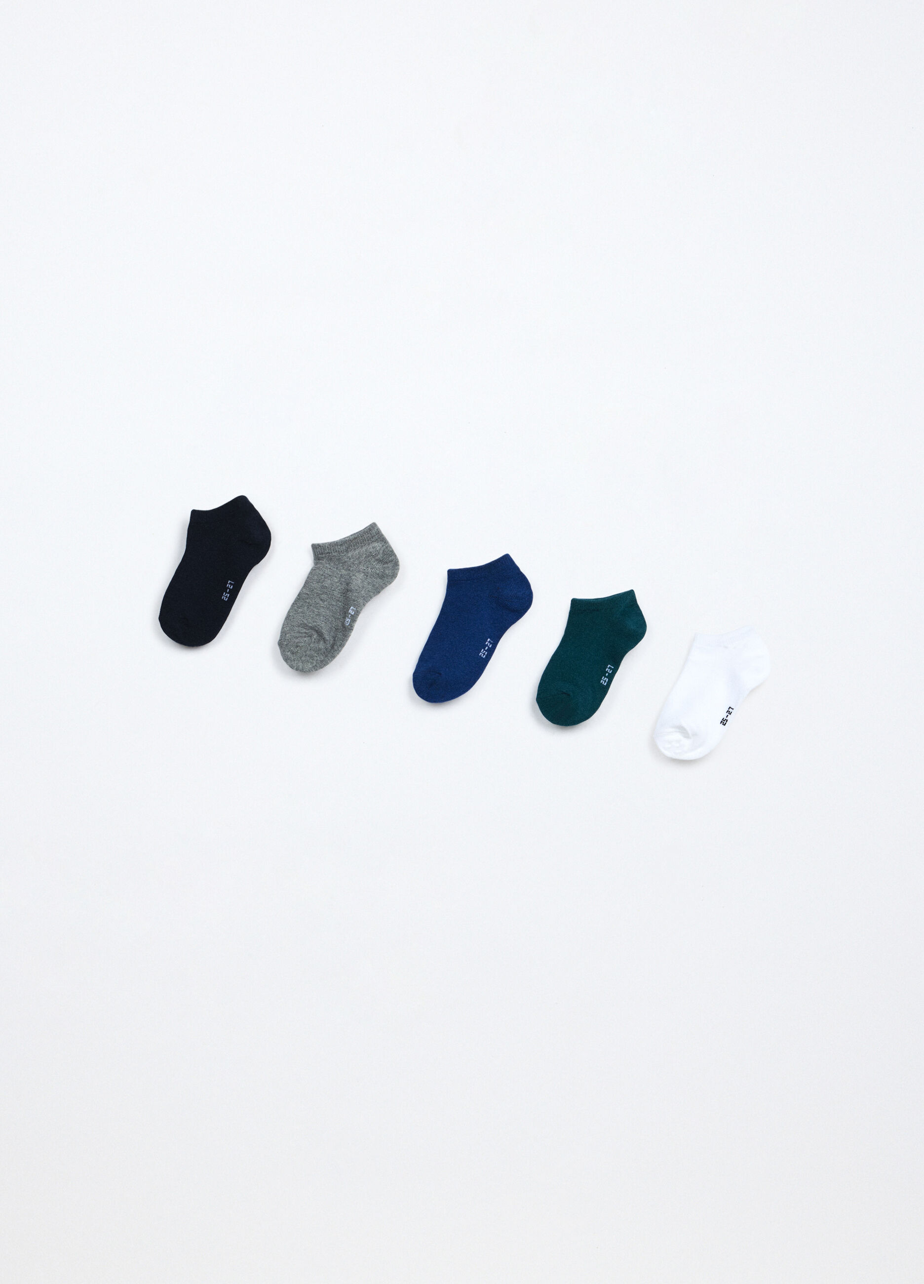 Pack 5 calzini corti misto cotone bambino_1