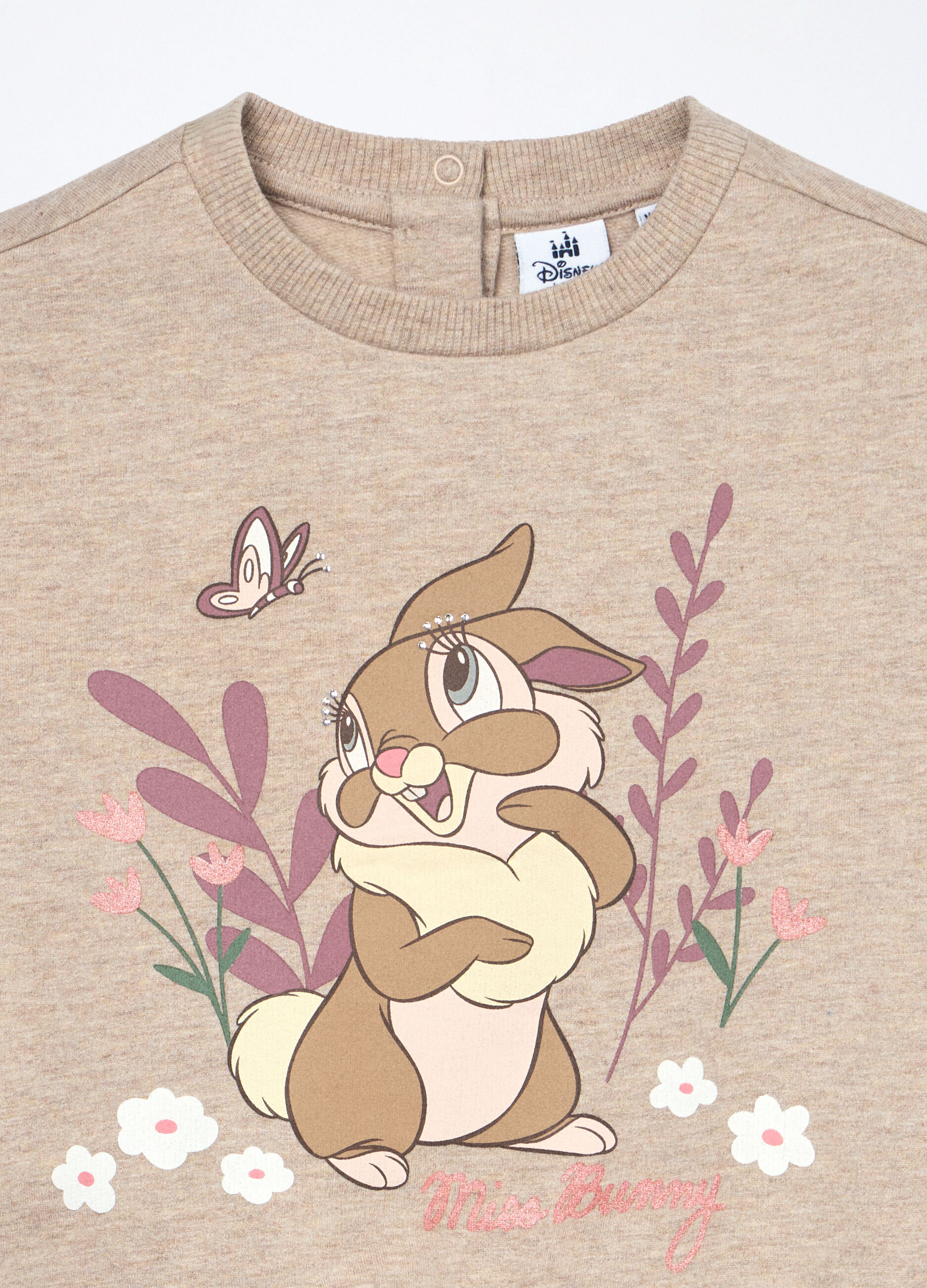 Jogging set in misto cotone fleece neonata_2