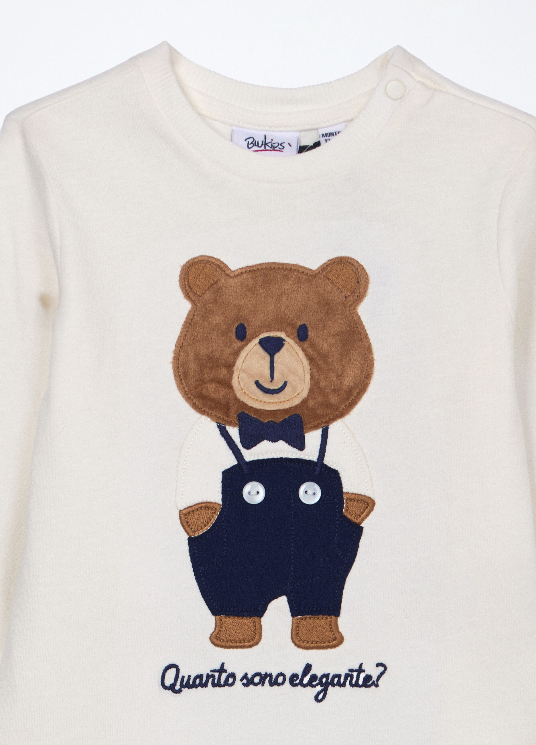 T-shirt in jersey di puro cotone neonato_2