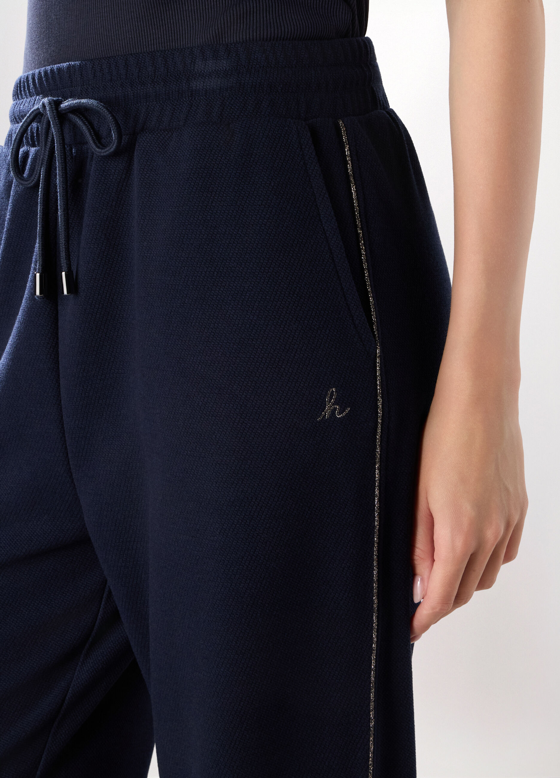 Jogger misto viscosa Piquet Holistic Fitness donna_2